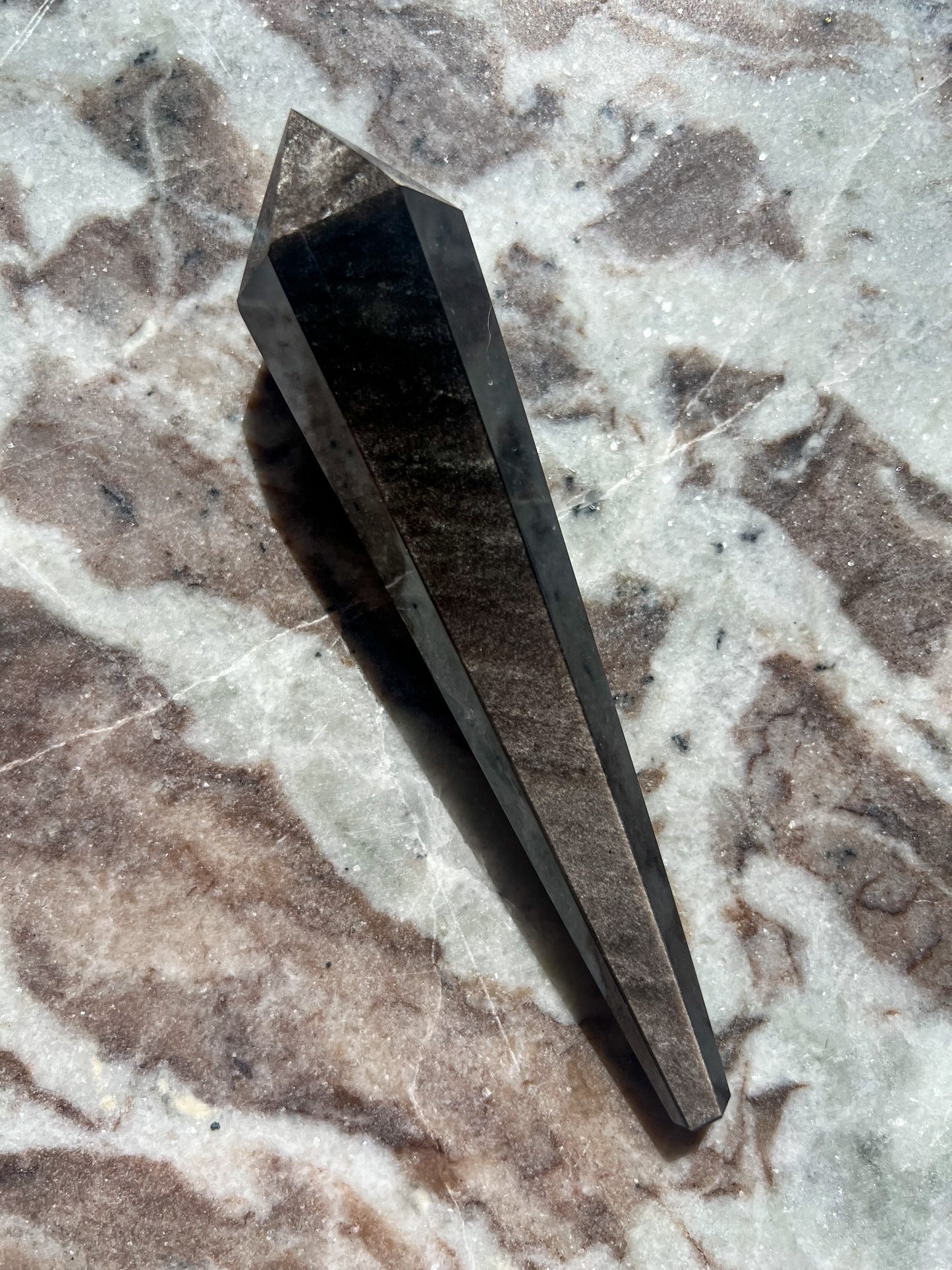 Golden Obsidian Wand