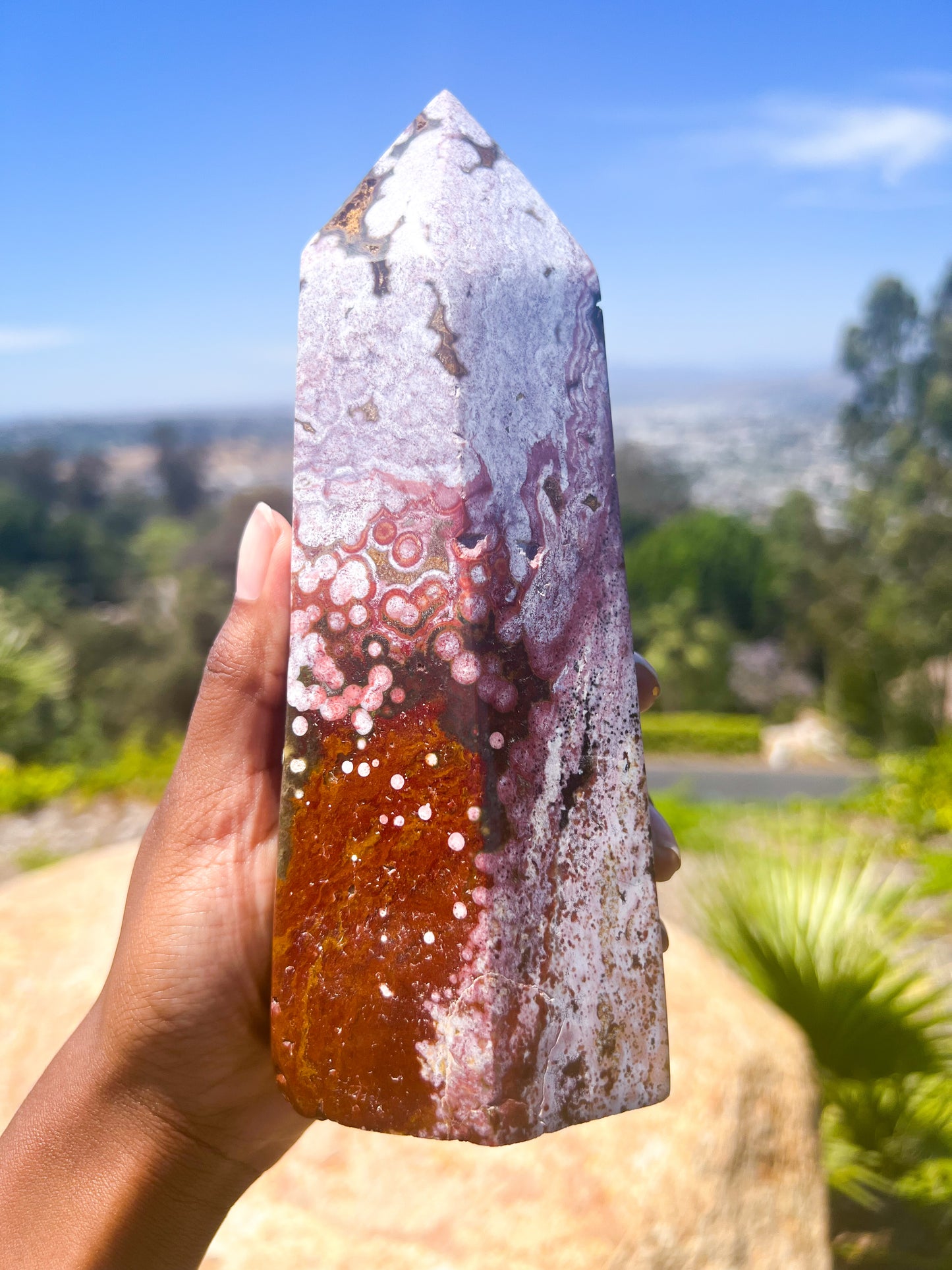 Large Bubble Ocean Jasper Tower