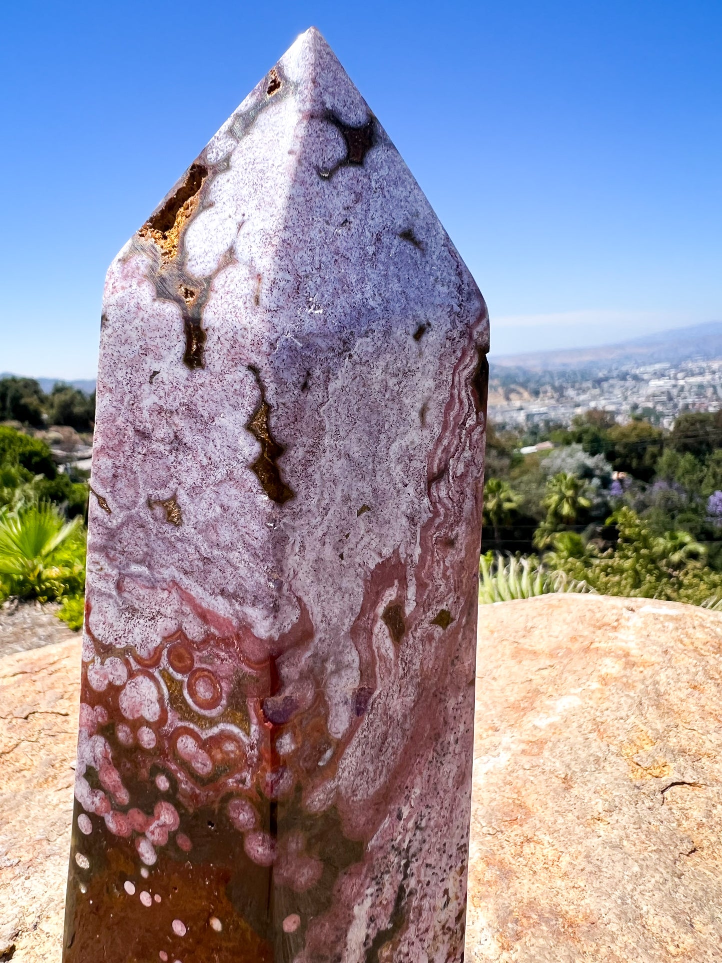 Large Bubble Ocean Jasper Tower