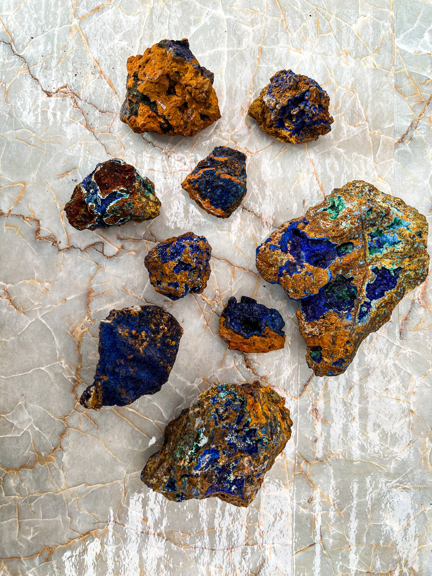 Raw Azurite