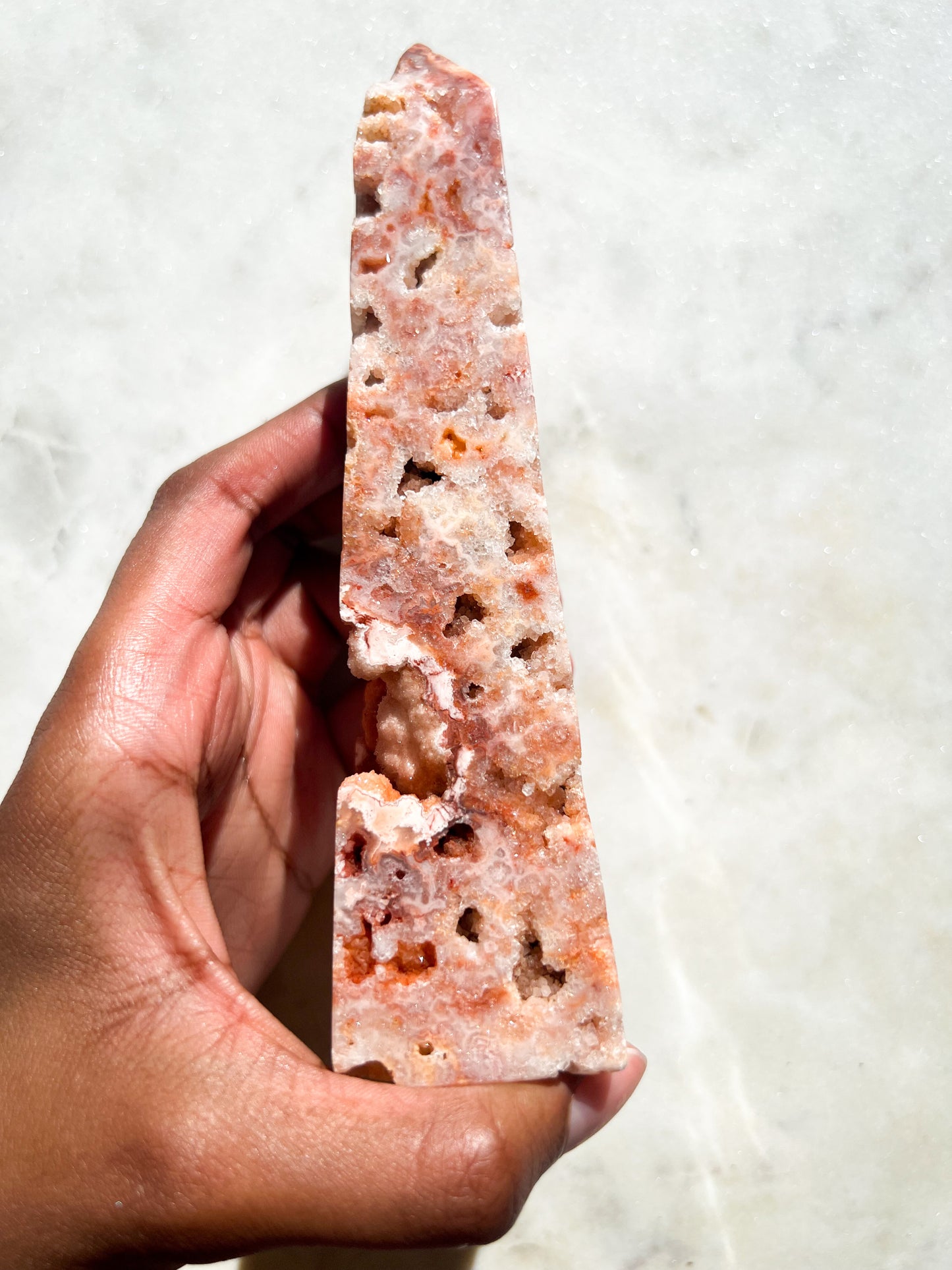 Mexican Crazy Lace Agate Tower C