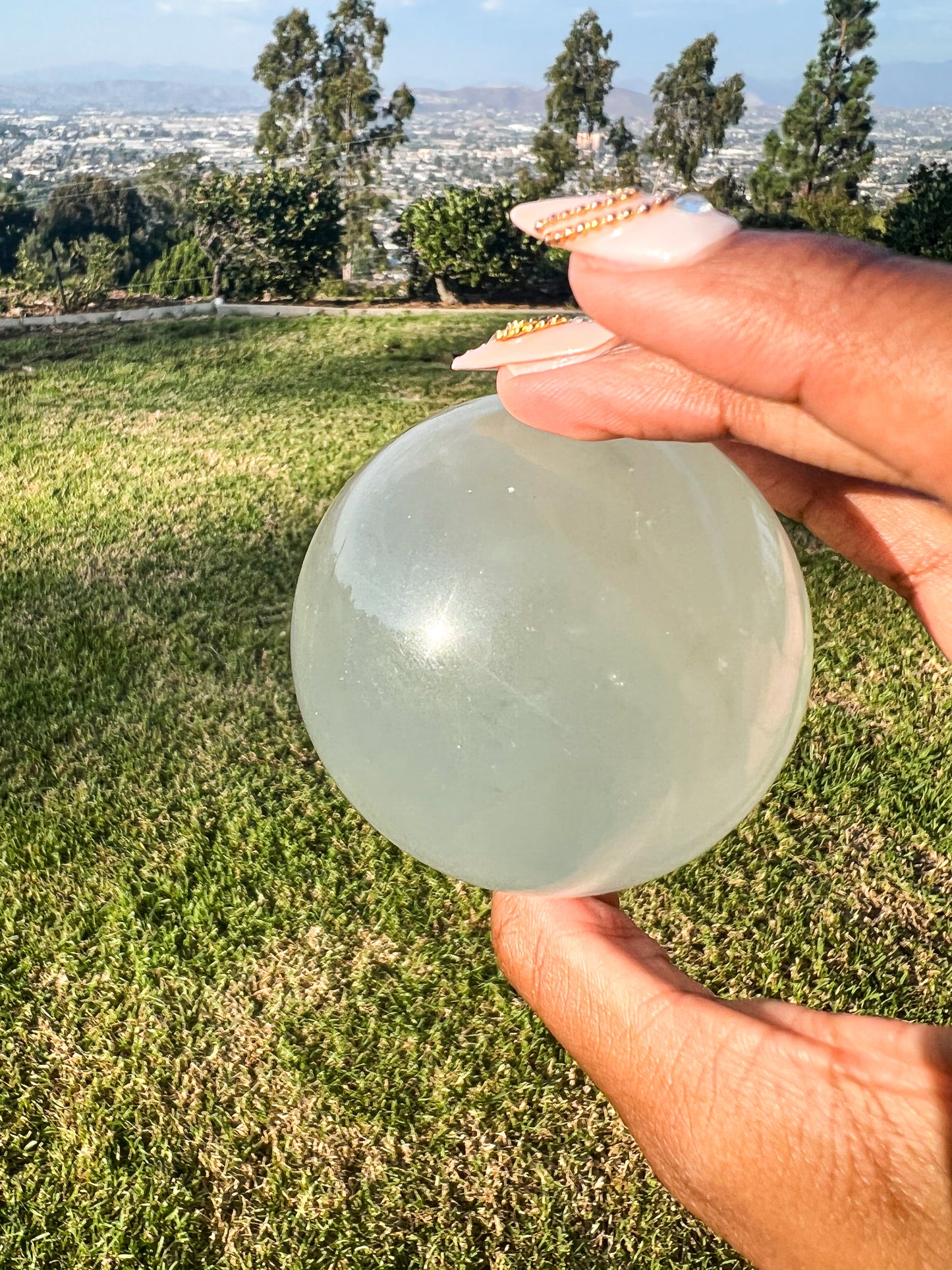 Blue Fluorite Sphere