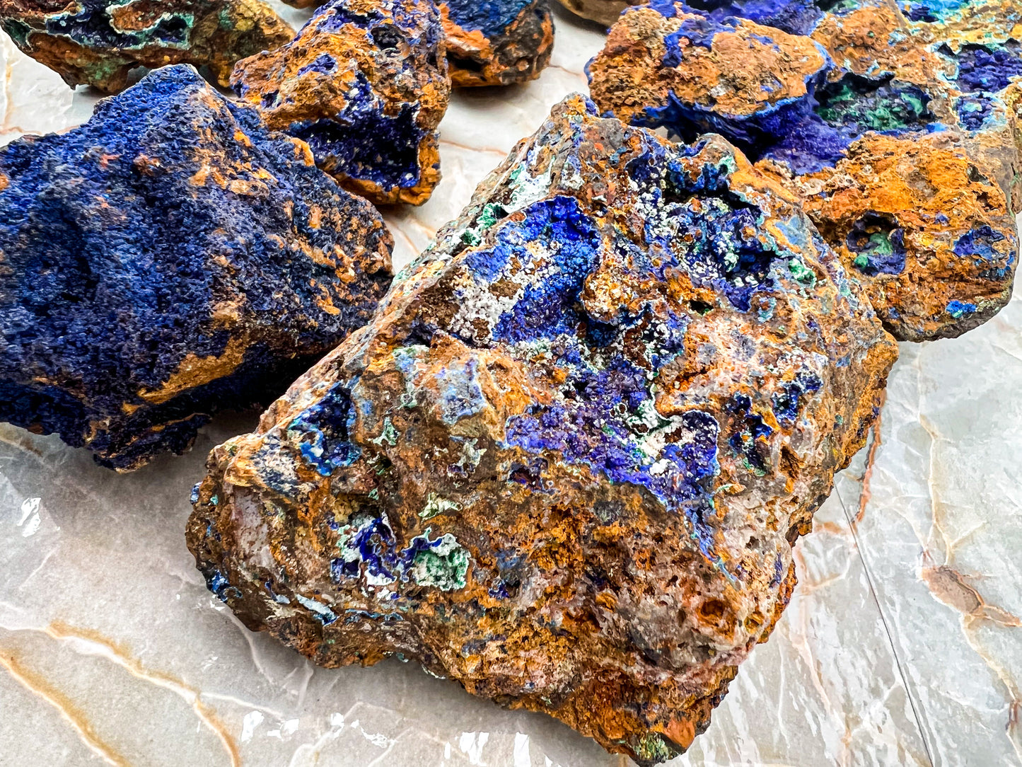 Raw Azurite