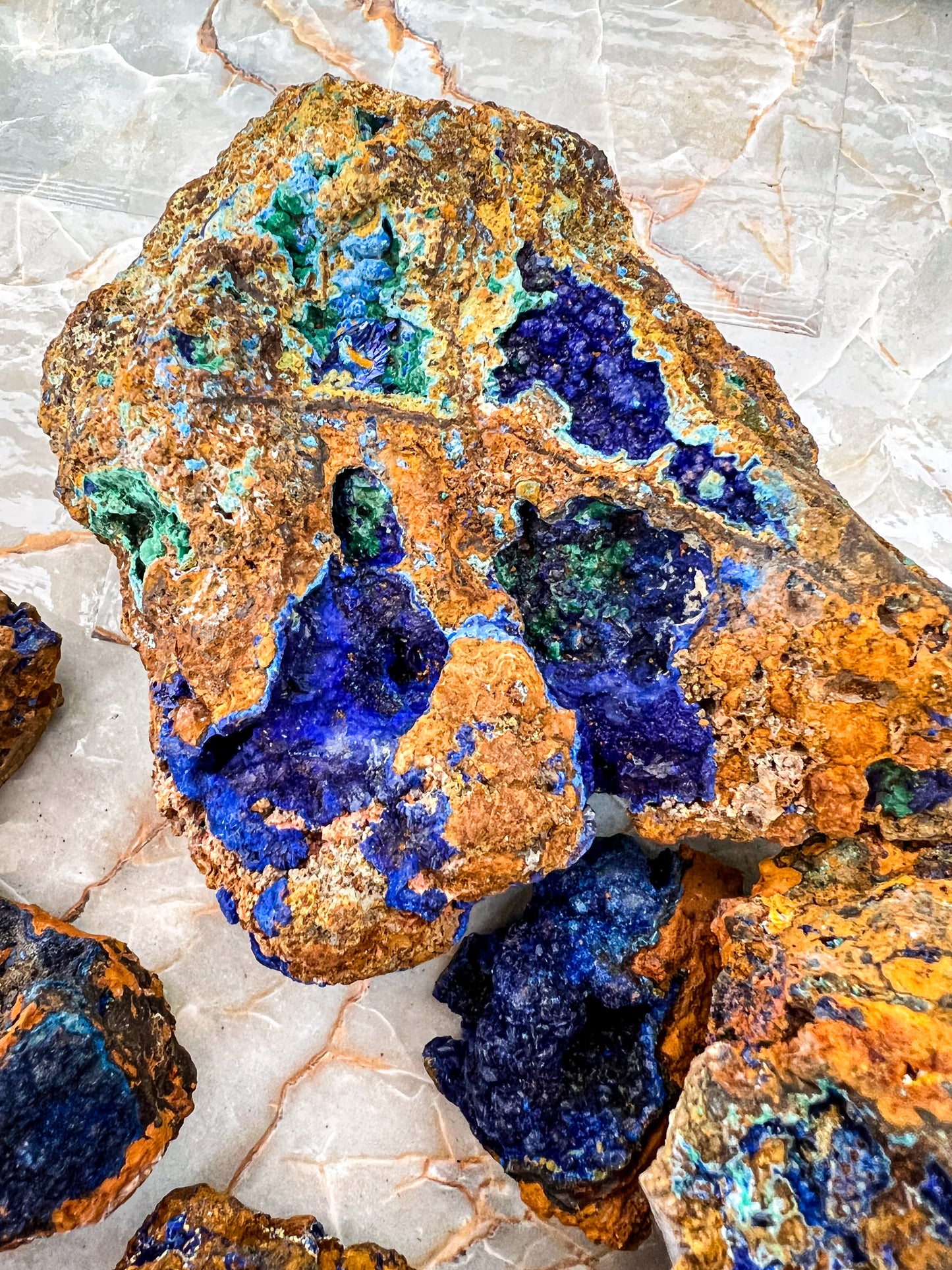 Raw Azurite