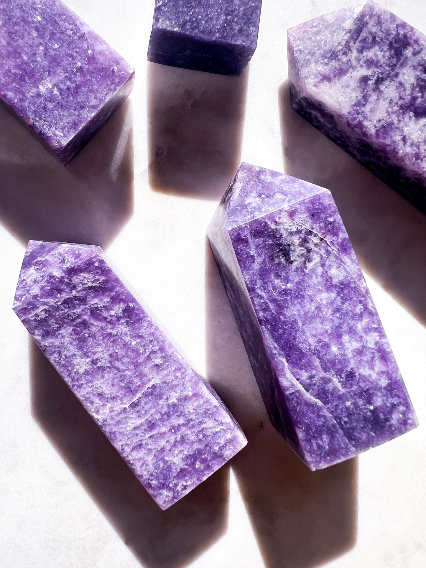 Mini Lepidolite Towers