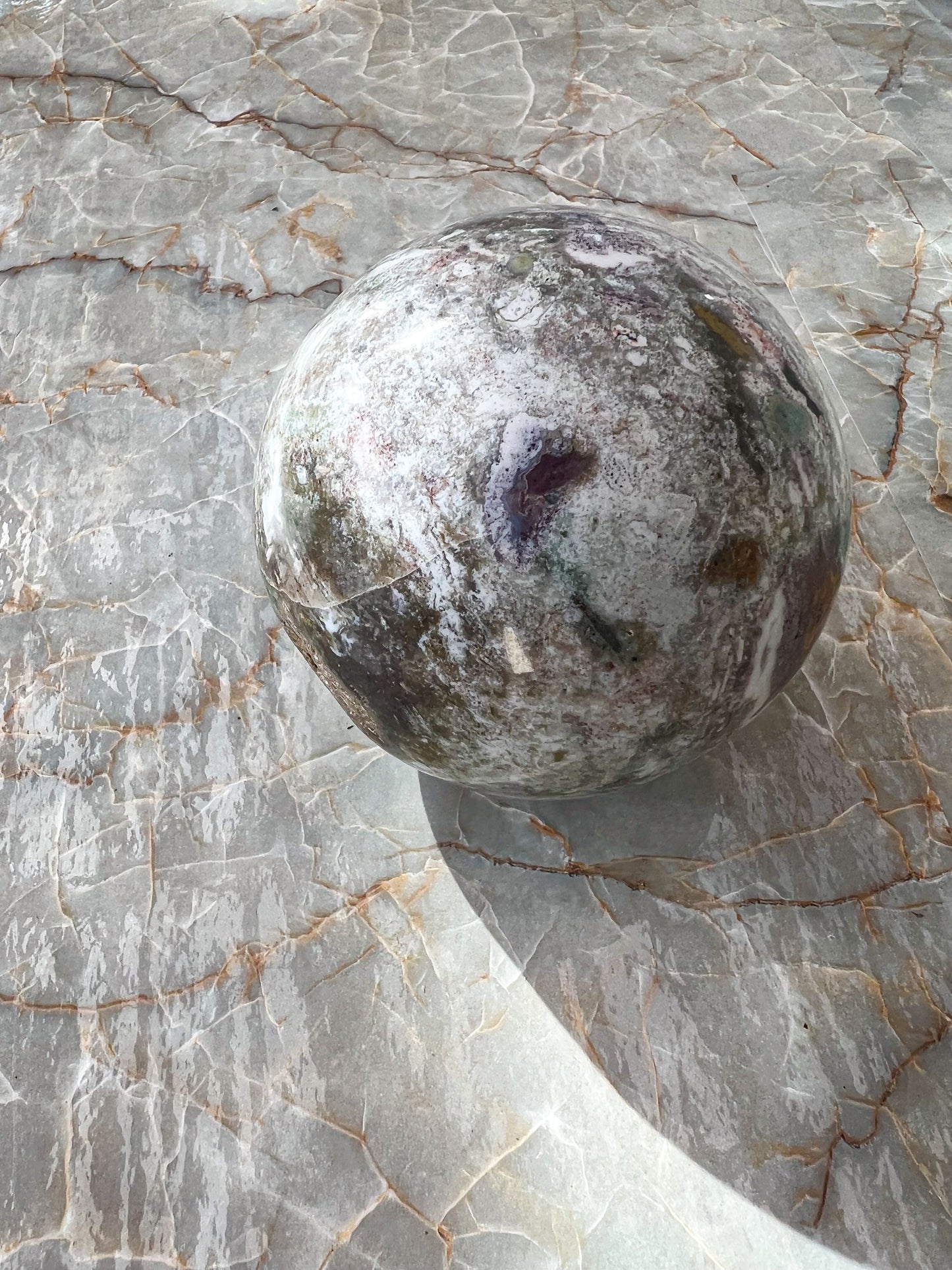 Ocean Jasper Sphere