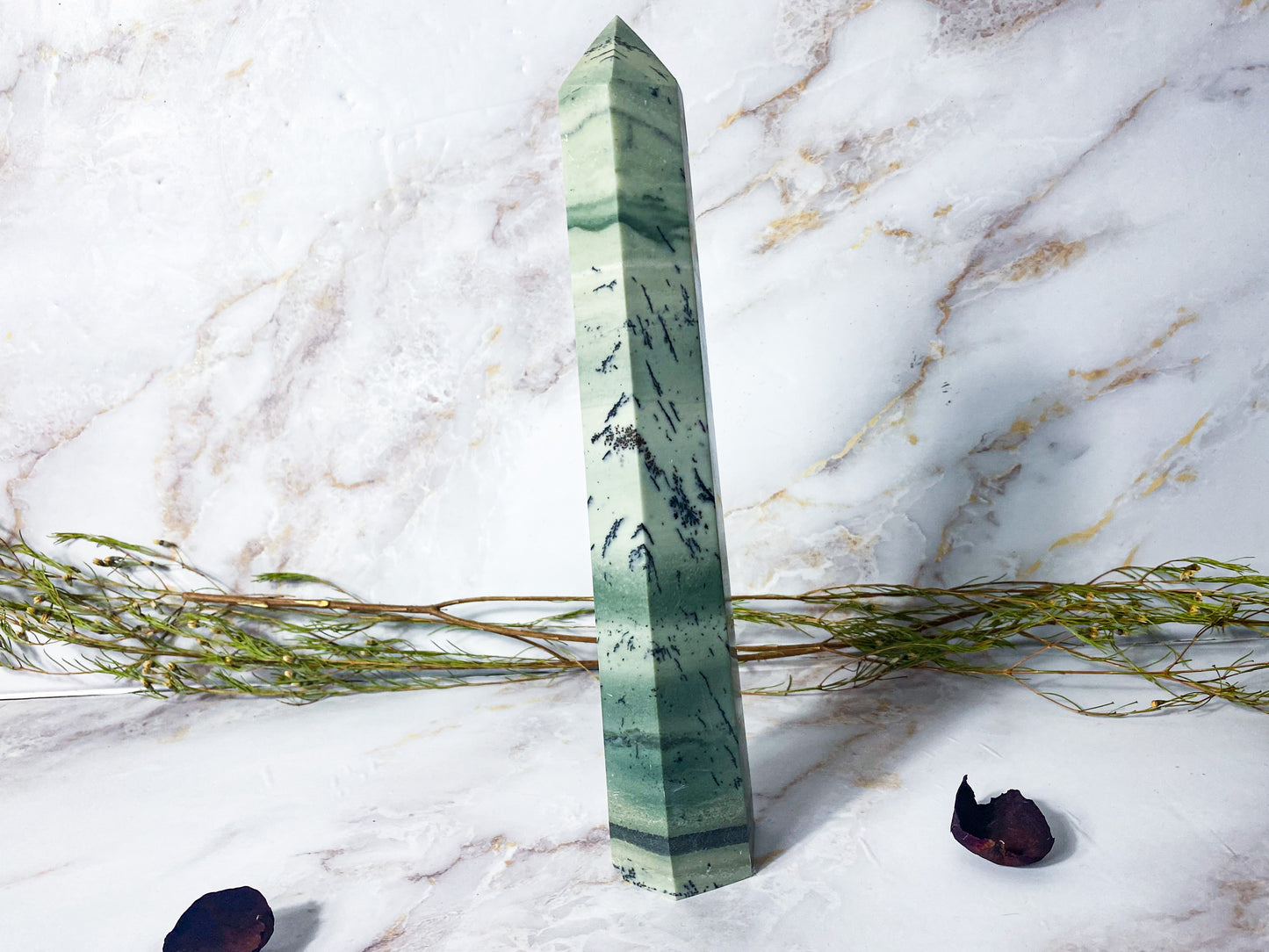 Dendritic Jade Tower #2