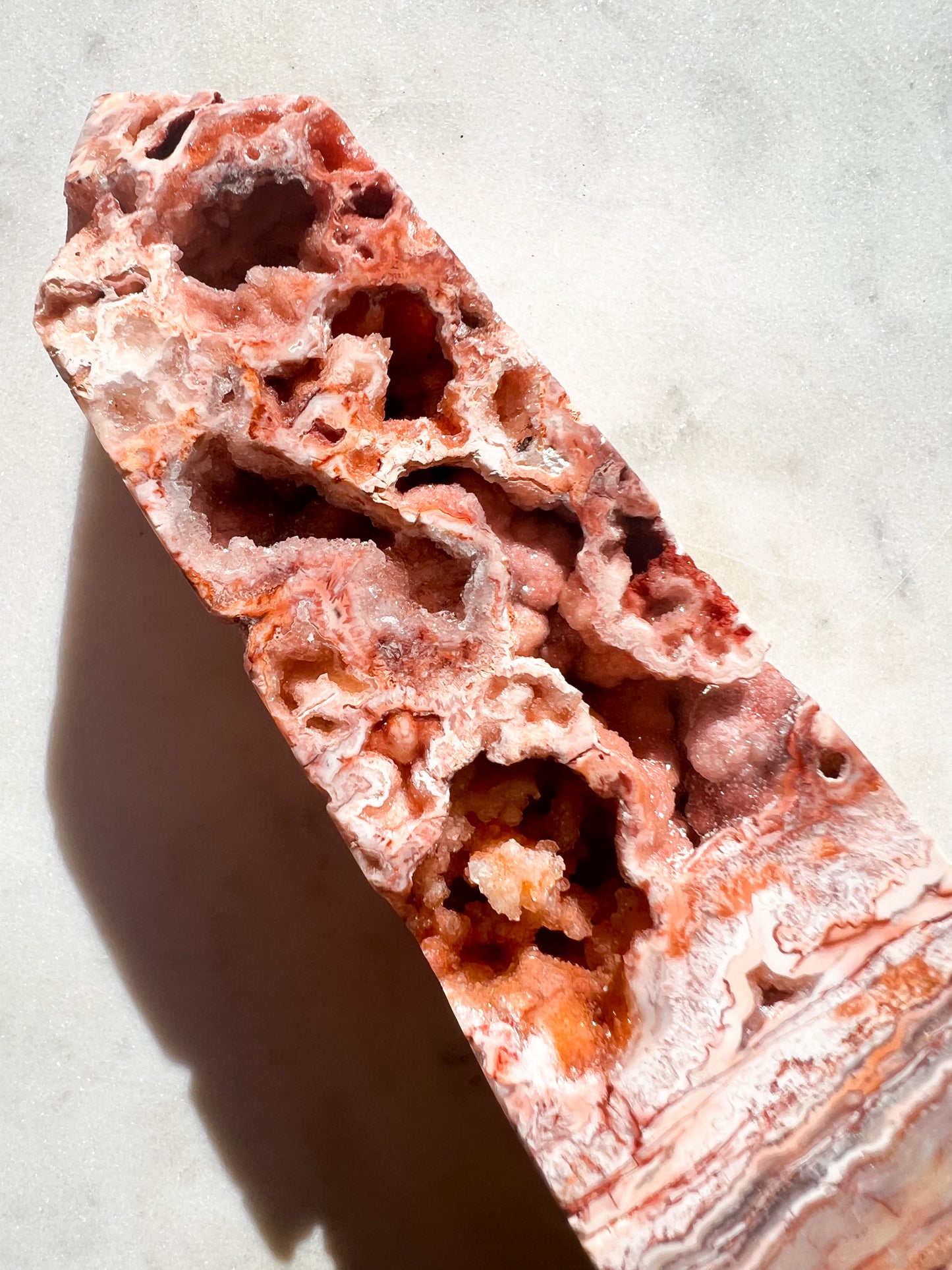 Mexican Crazy Lace Agate Tower B