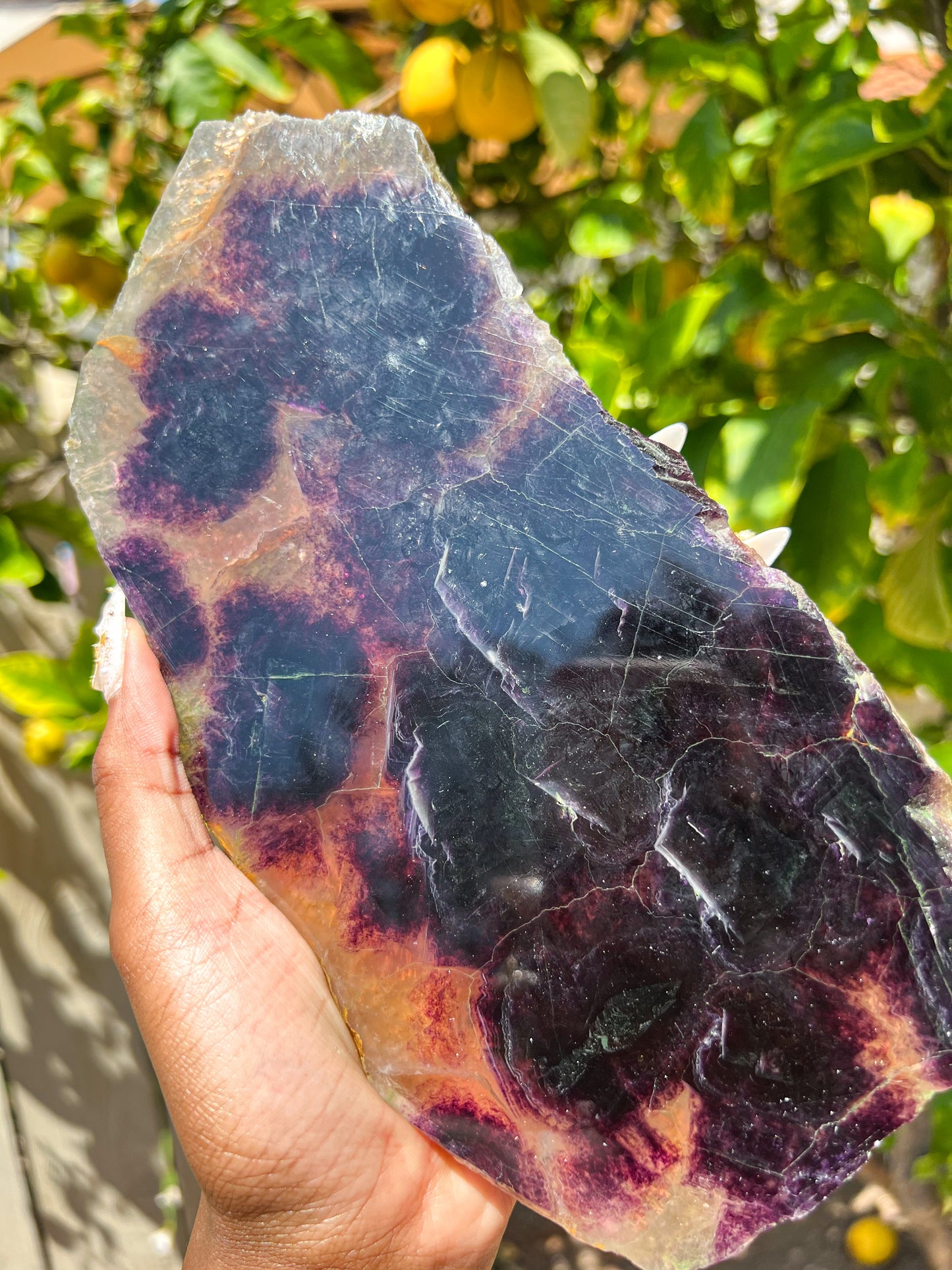 Purple Fluorite Slab