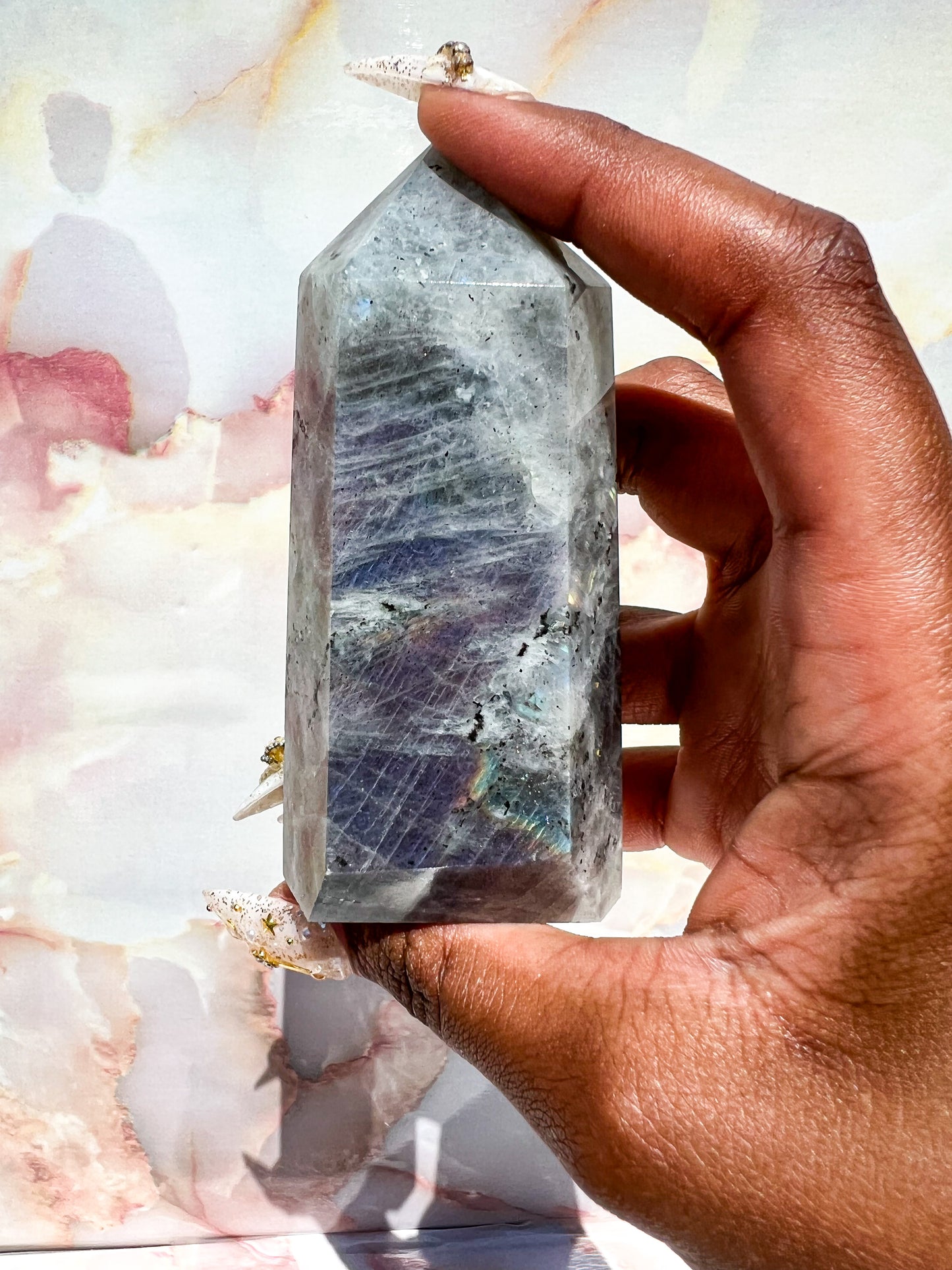 Purple Flash Labradorite