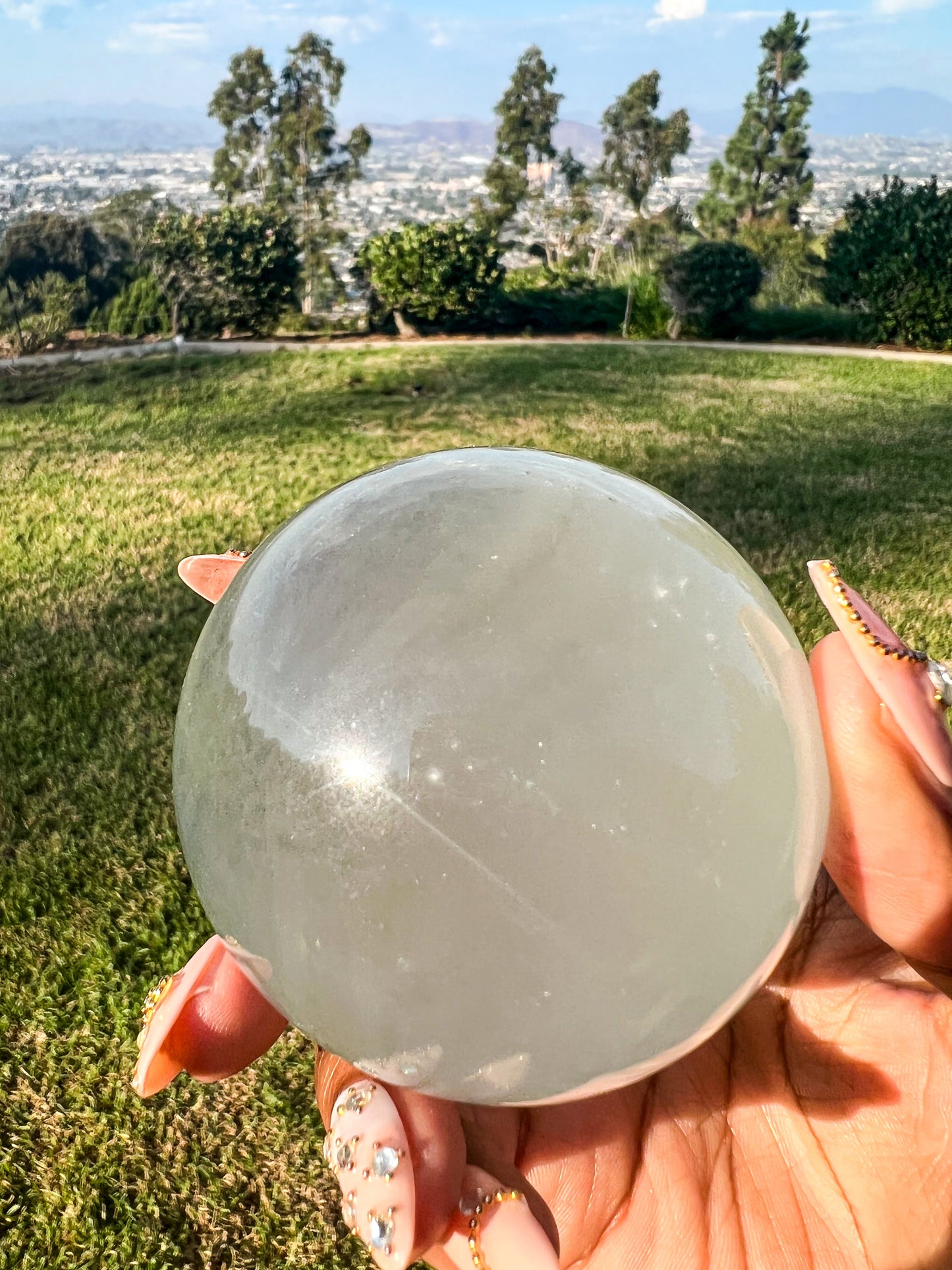 Blue Fluorite Sphere
