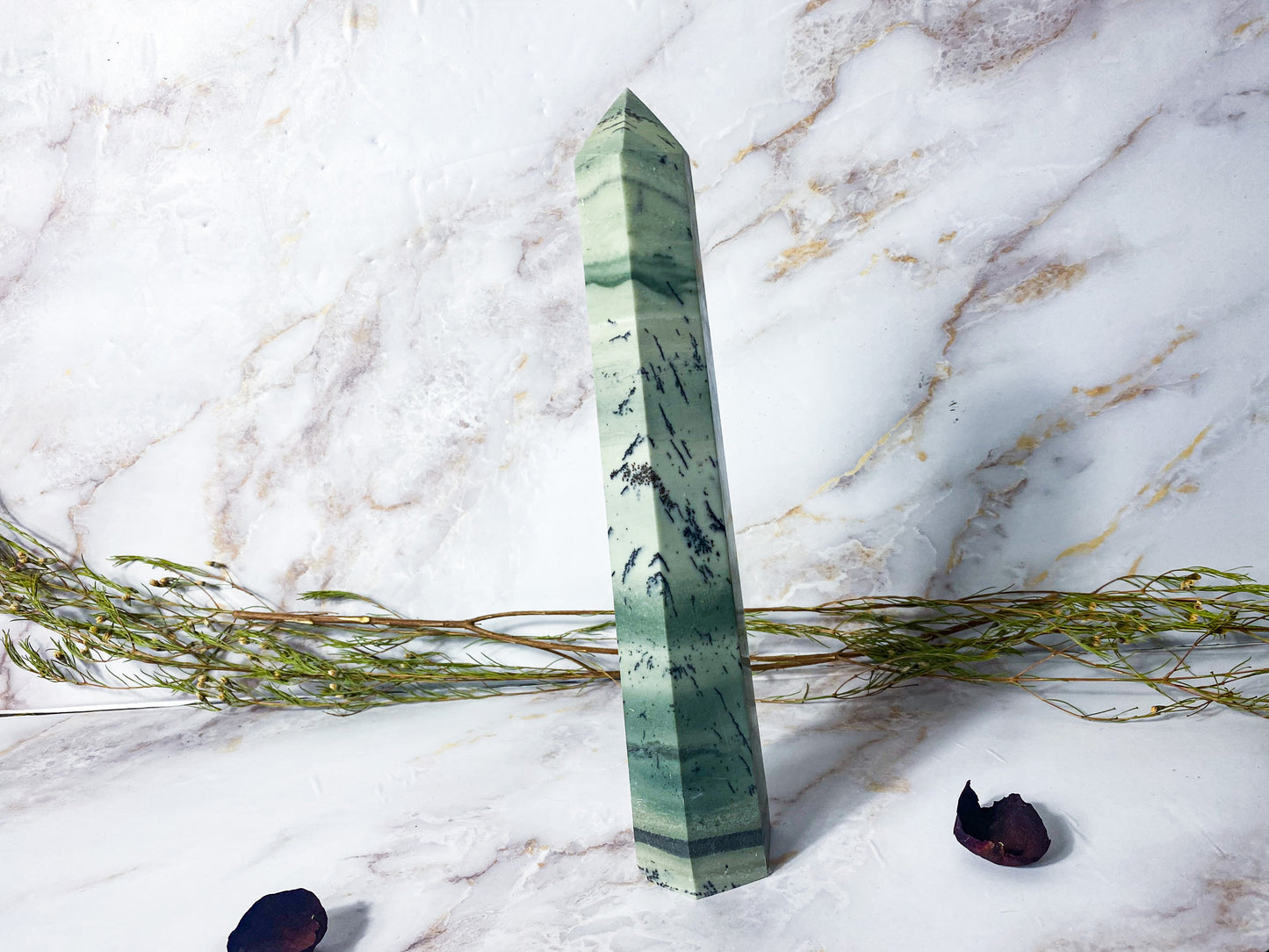 Dendritic Jade Tower #2