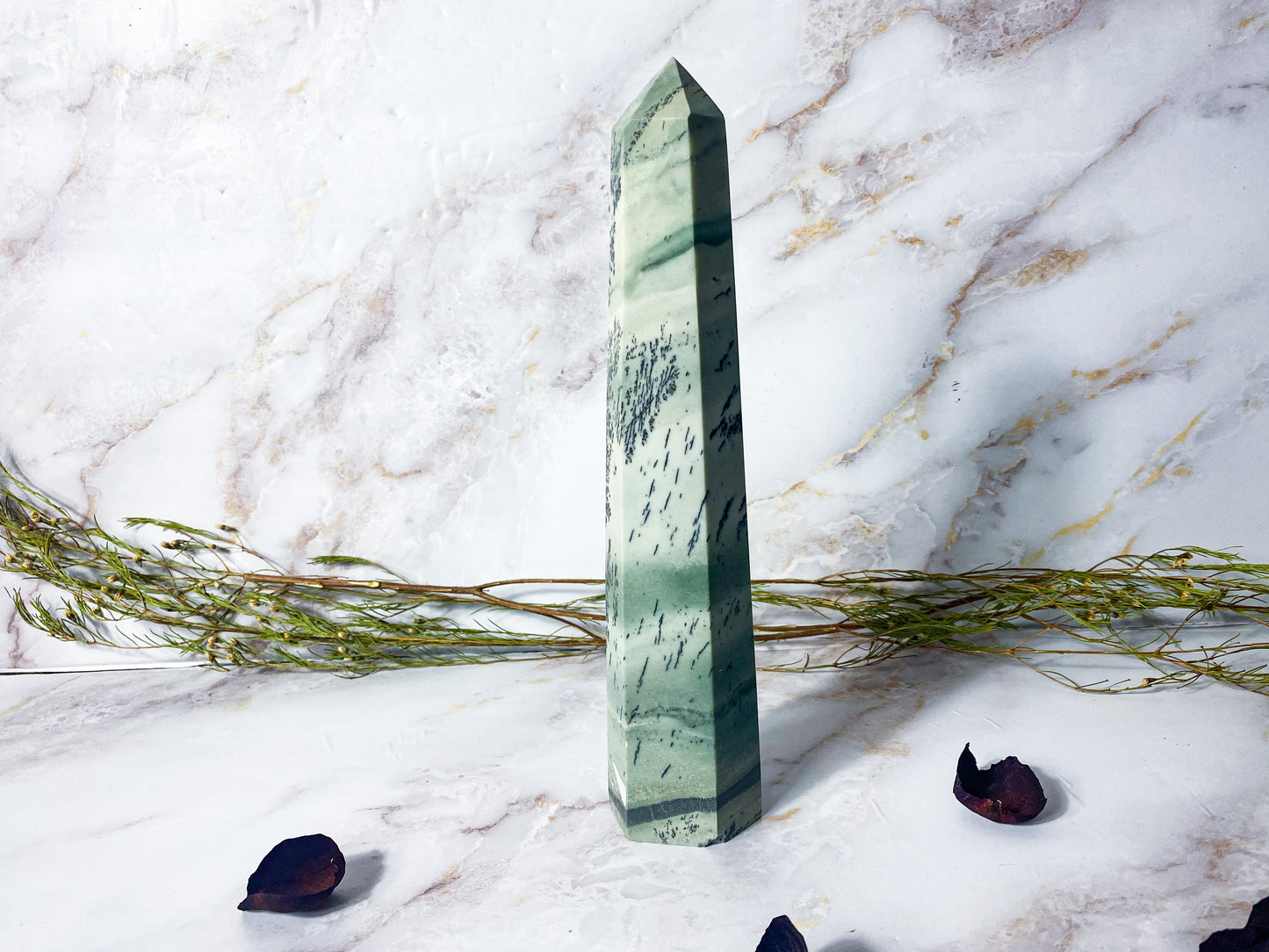 Dendritic Jade Tower #2