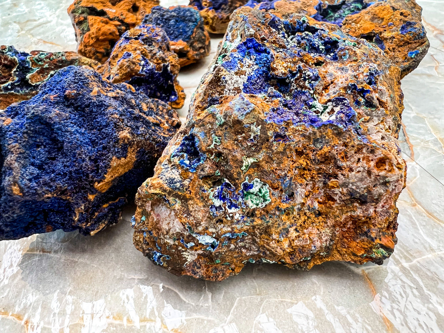 Raw Azurite