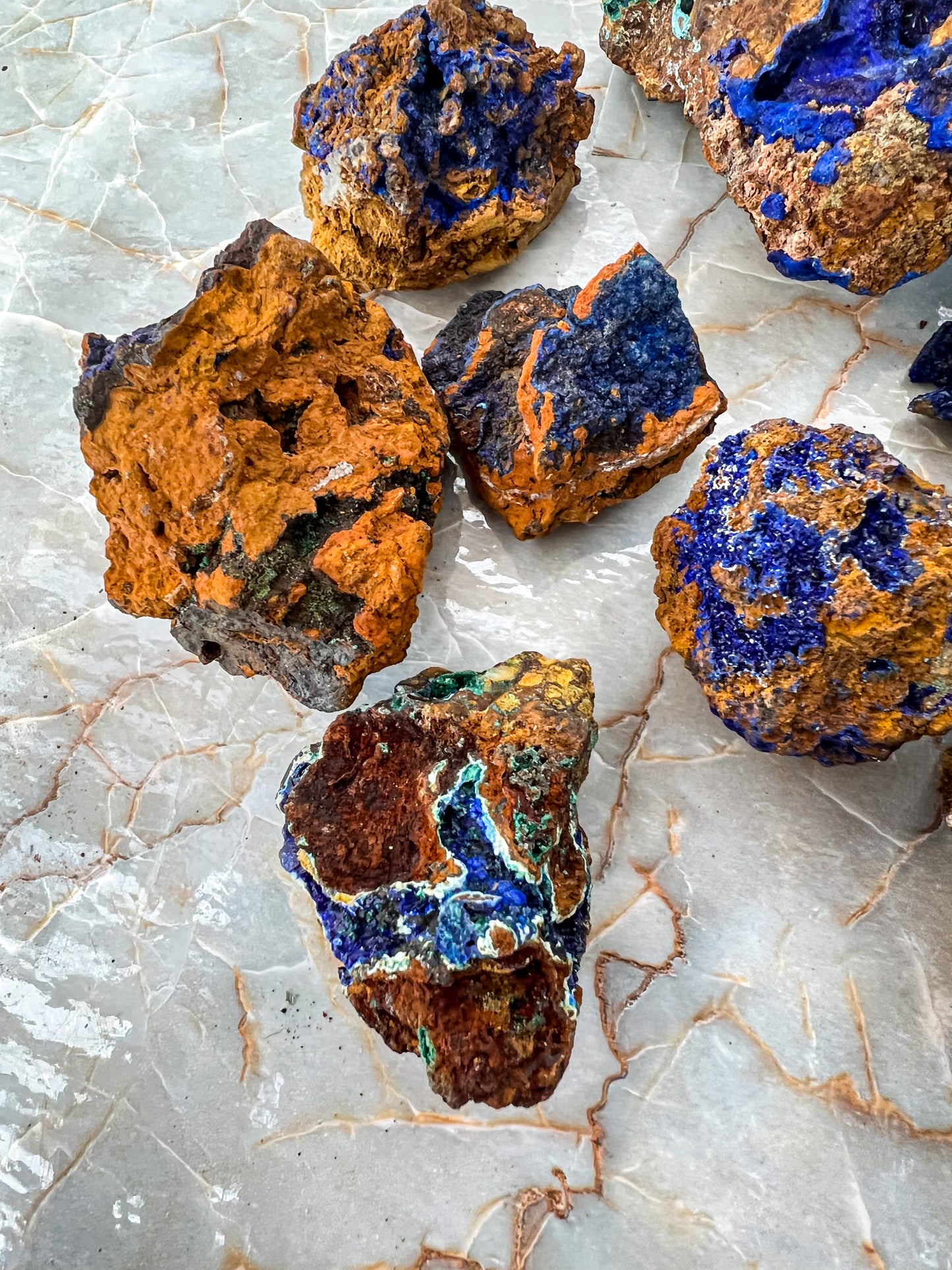 Raw Azurite