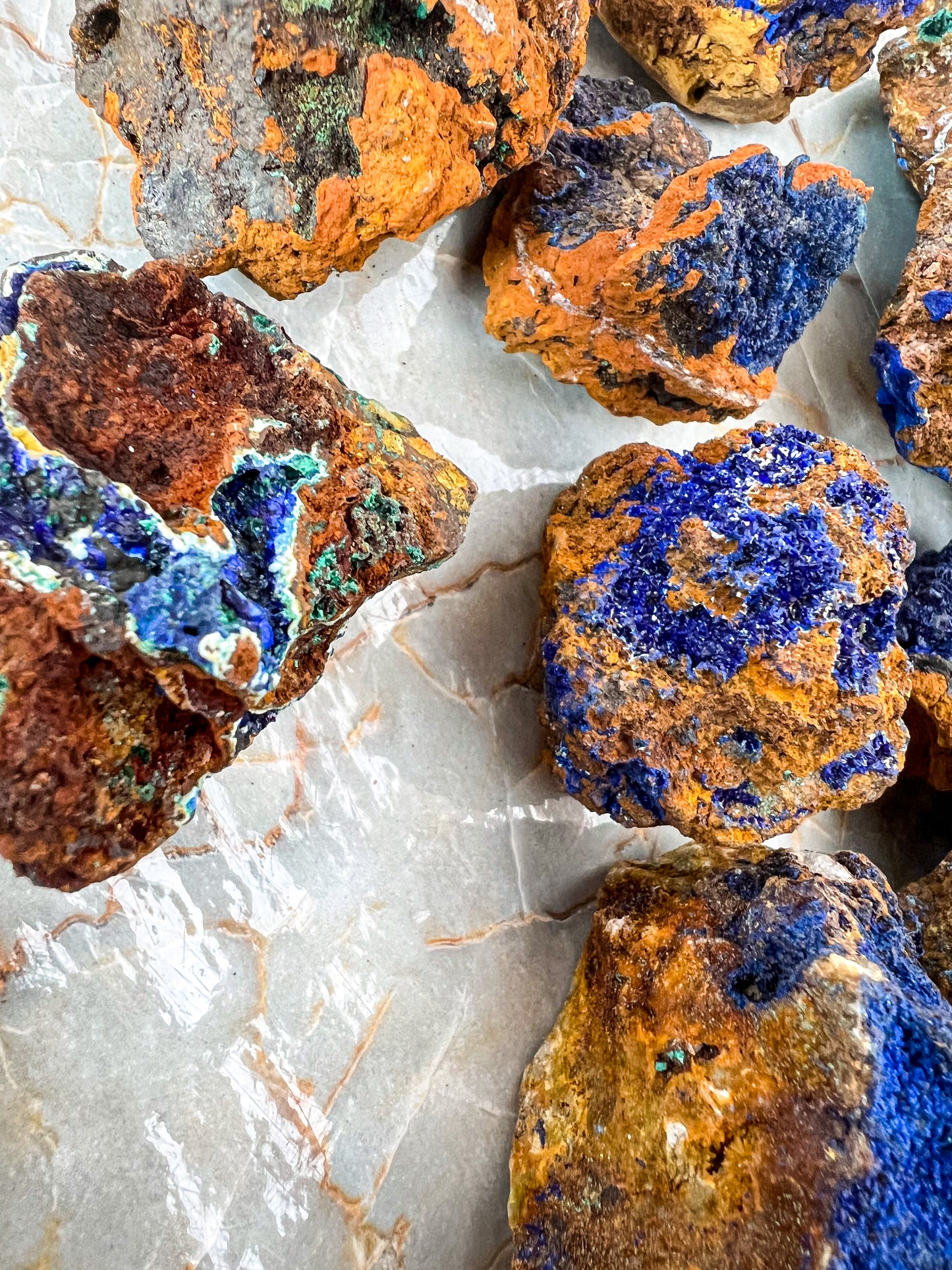 Raw Azurite