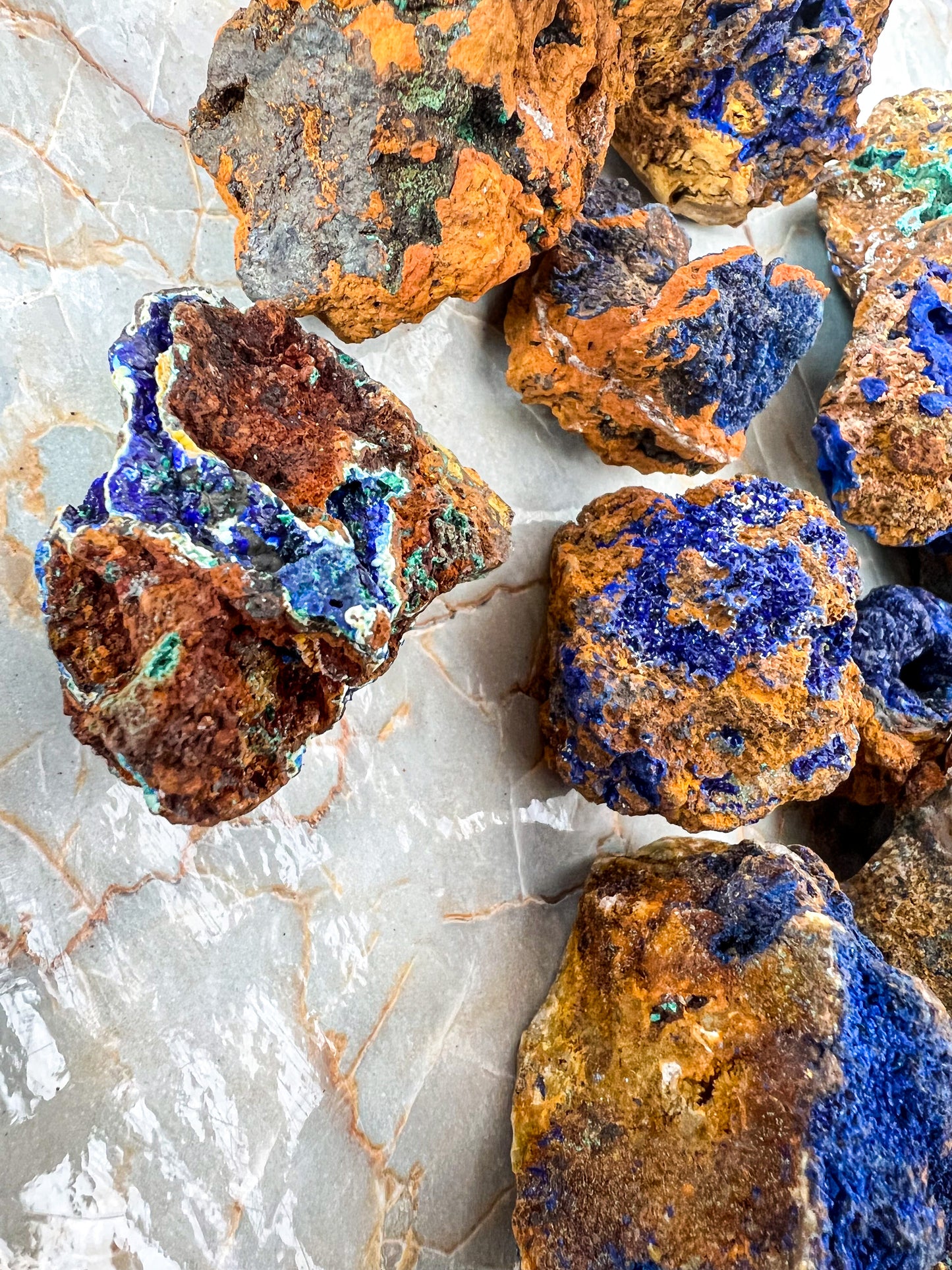 Raw Azurite