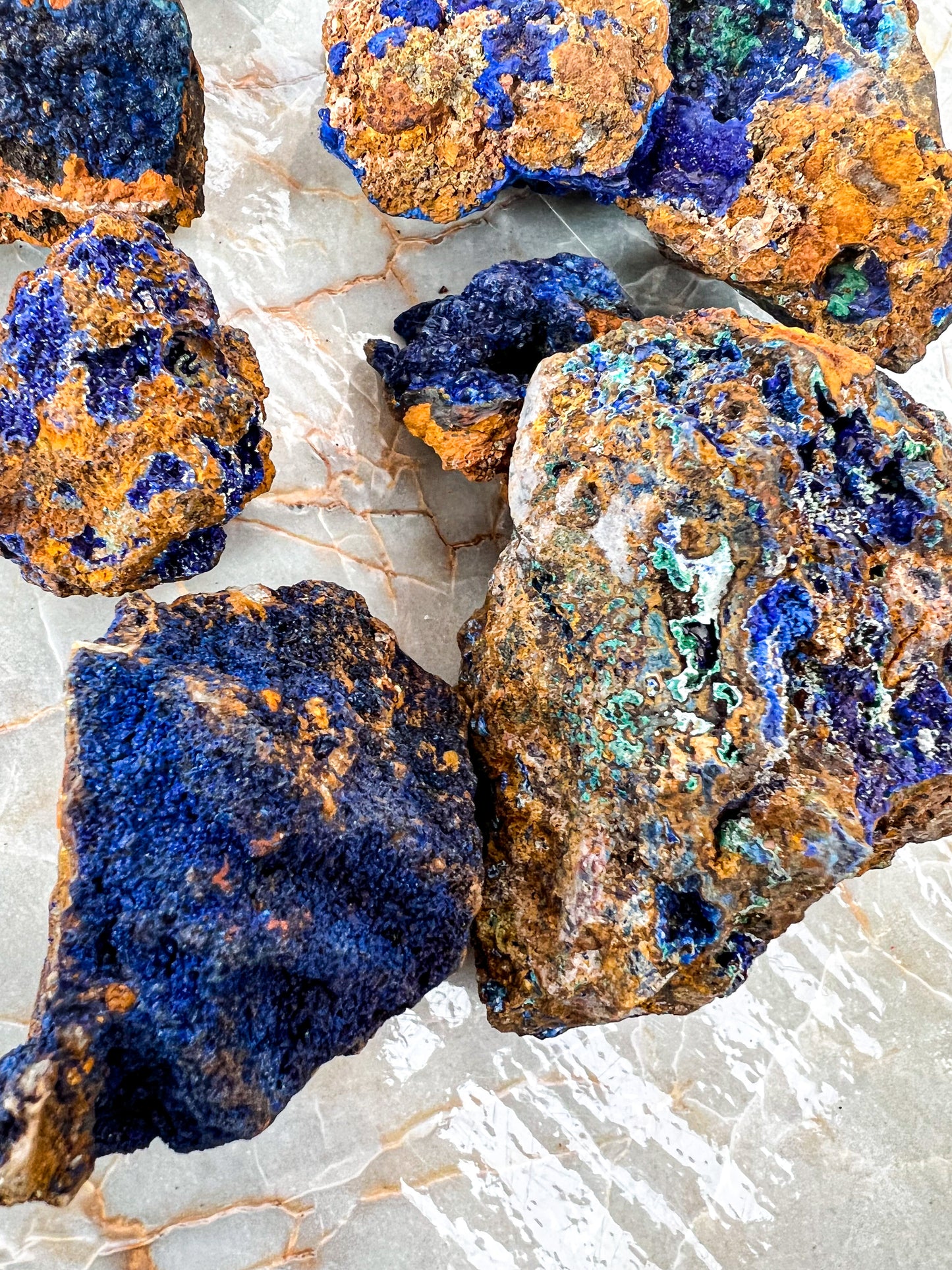 Raw Azurite