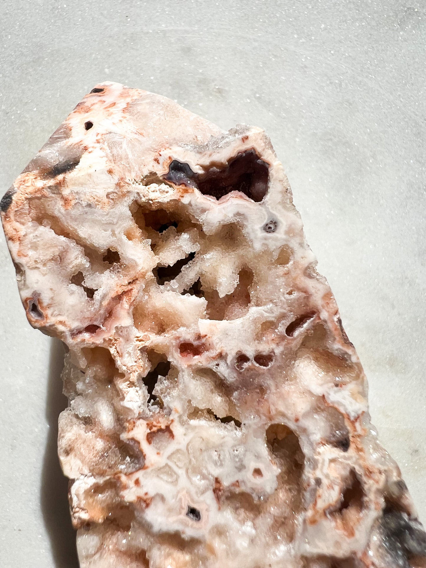 Mexican Crazy Lace Agate Tower A