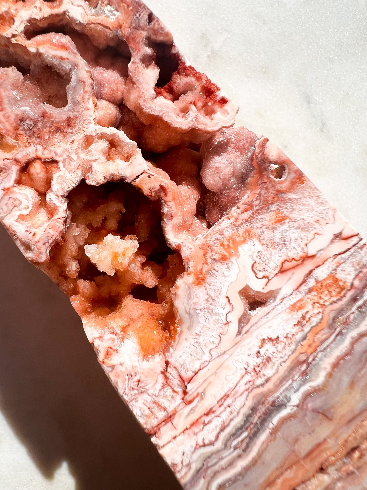 Mexican Crazy Lace Agate Tower B