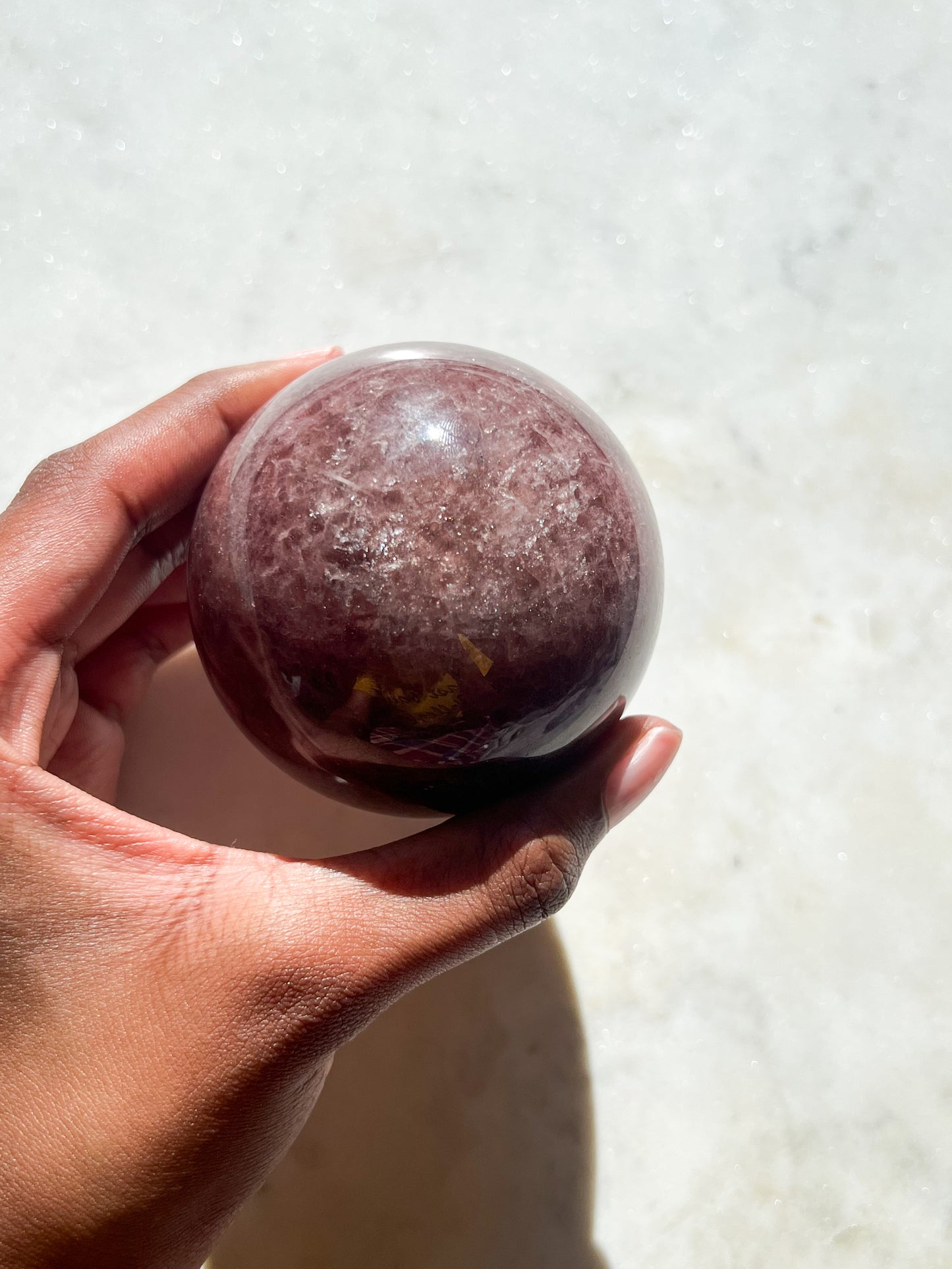 Strawberry Quartz Sphere