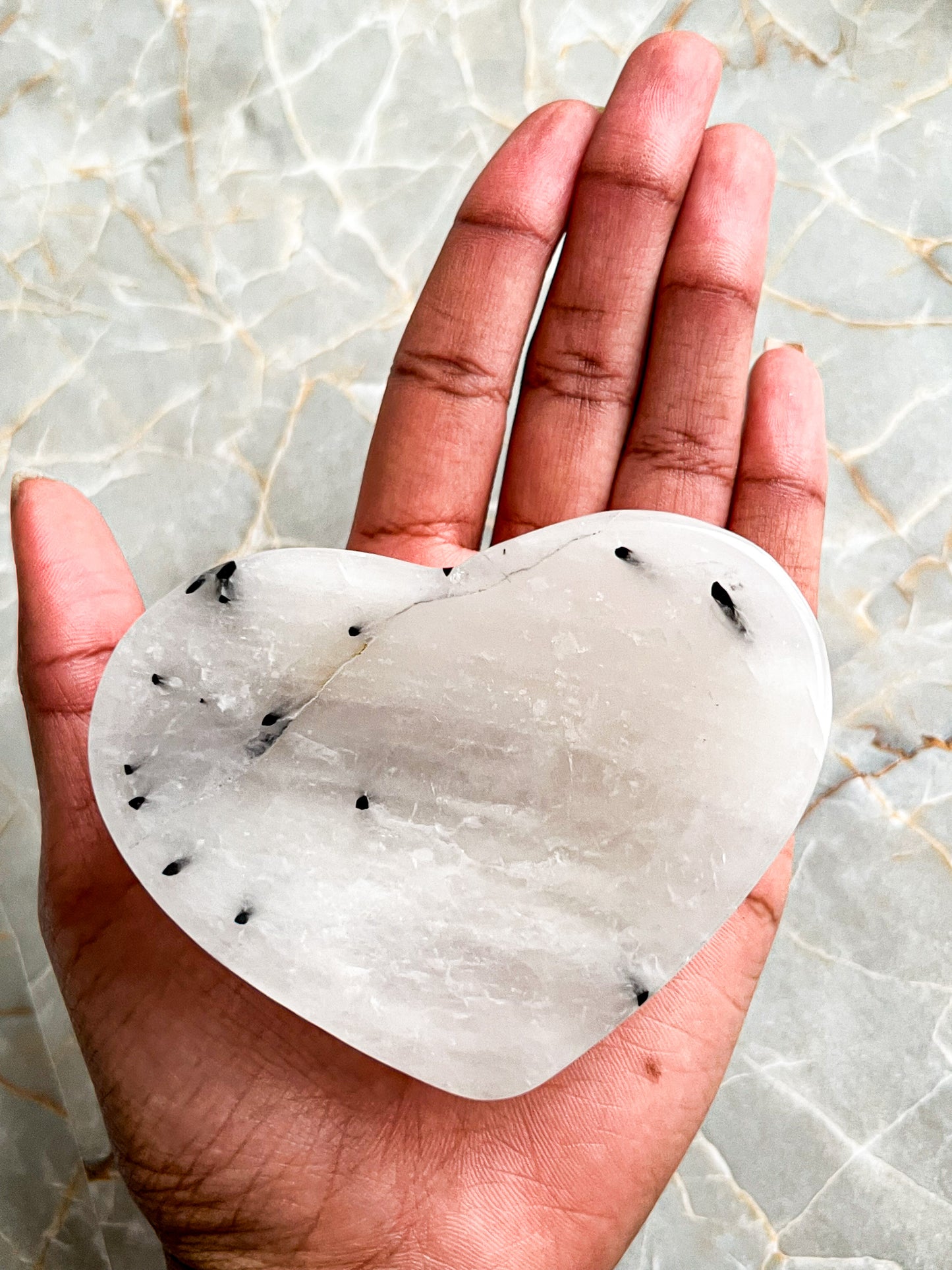 Tourmalinated Quartz Bowl #1