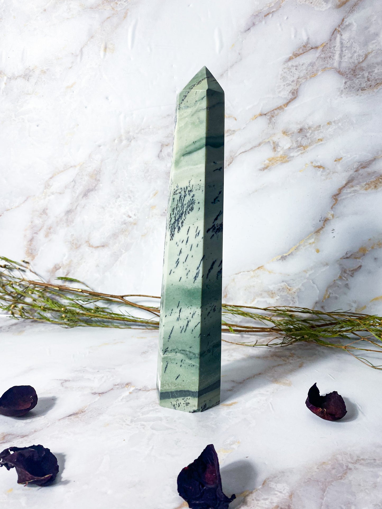 Dendritic Jade Tower #2