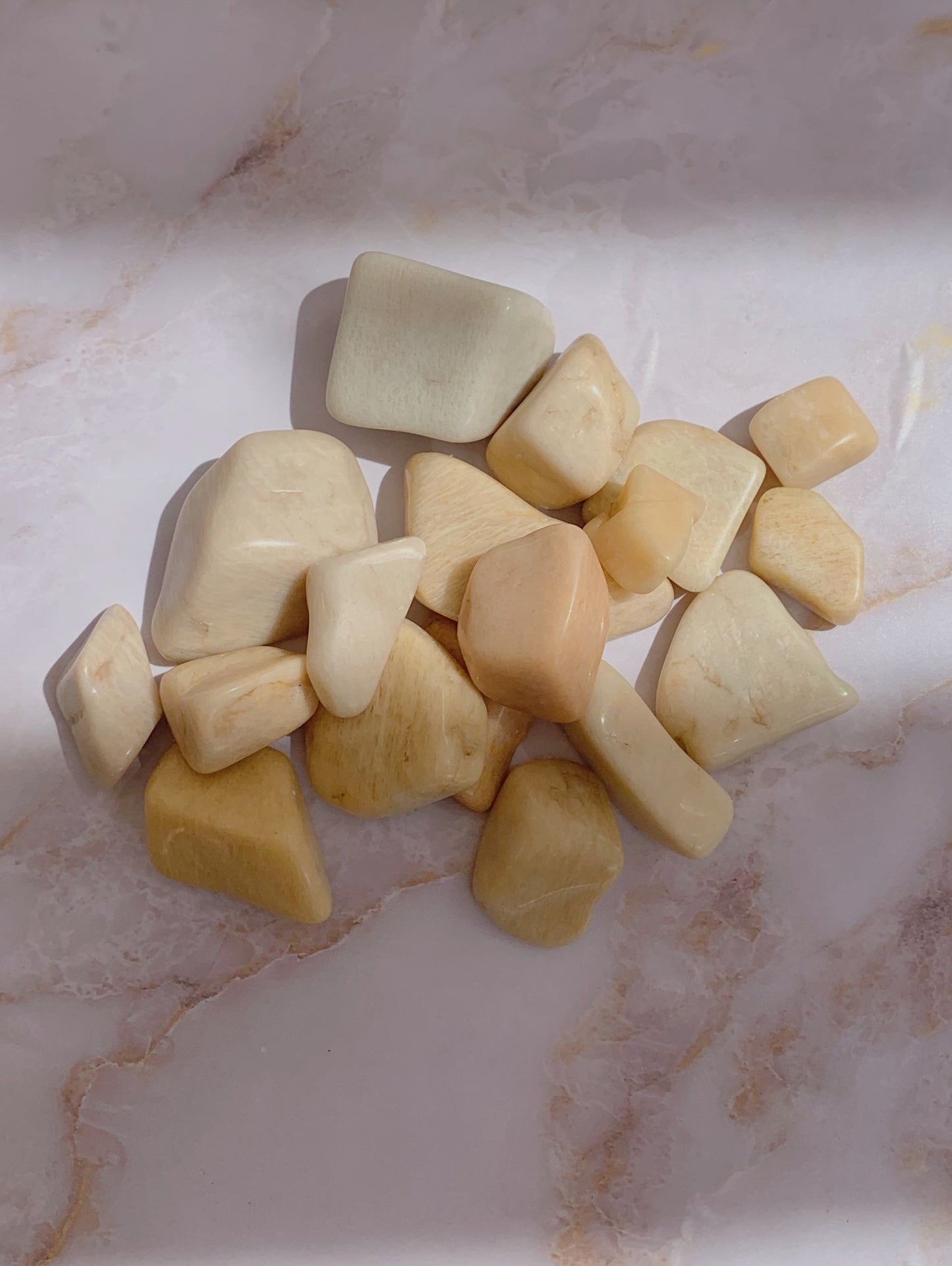 Tumbled Peach Moonstone