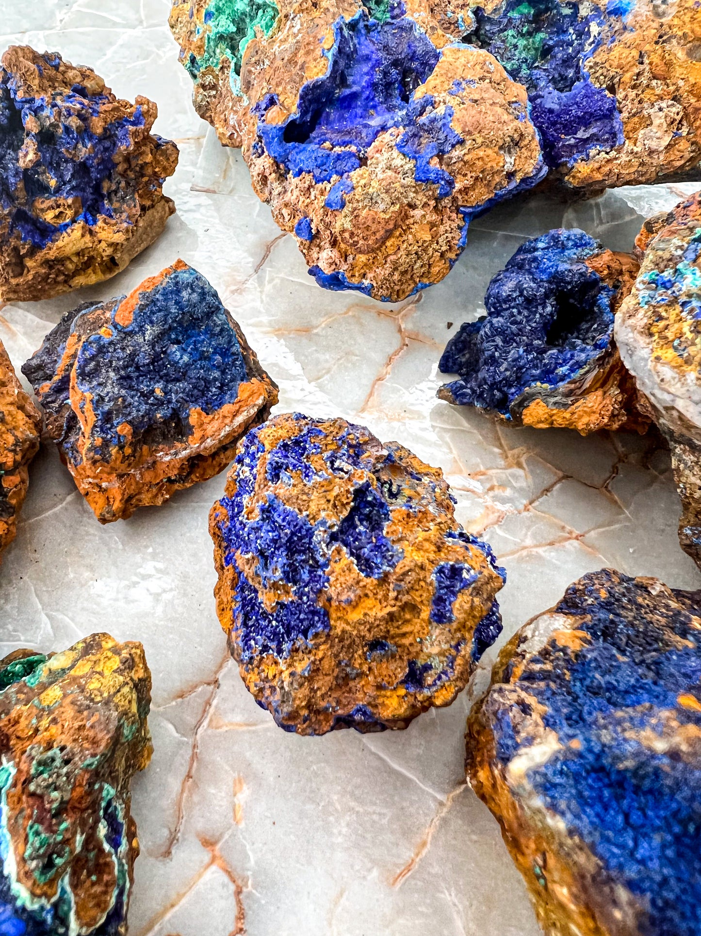 Raw Azurite