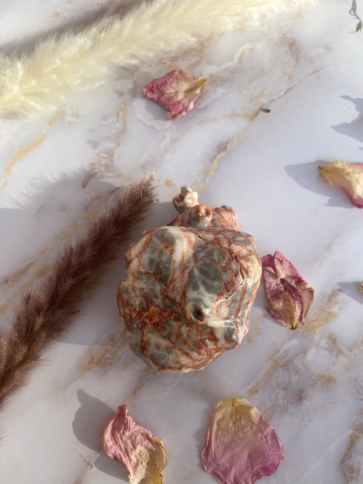 Grey Porkstone Heart