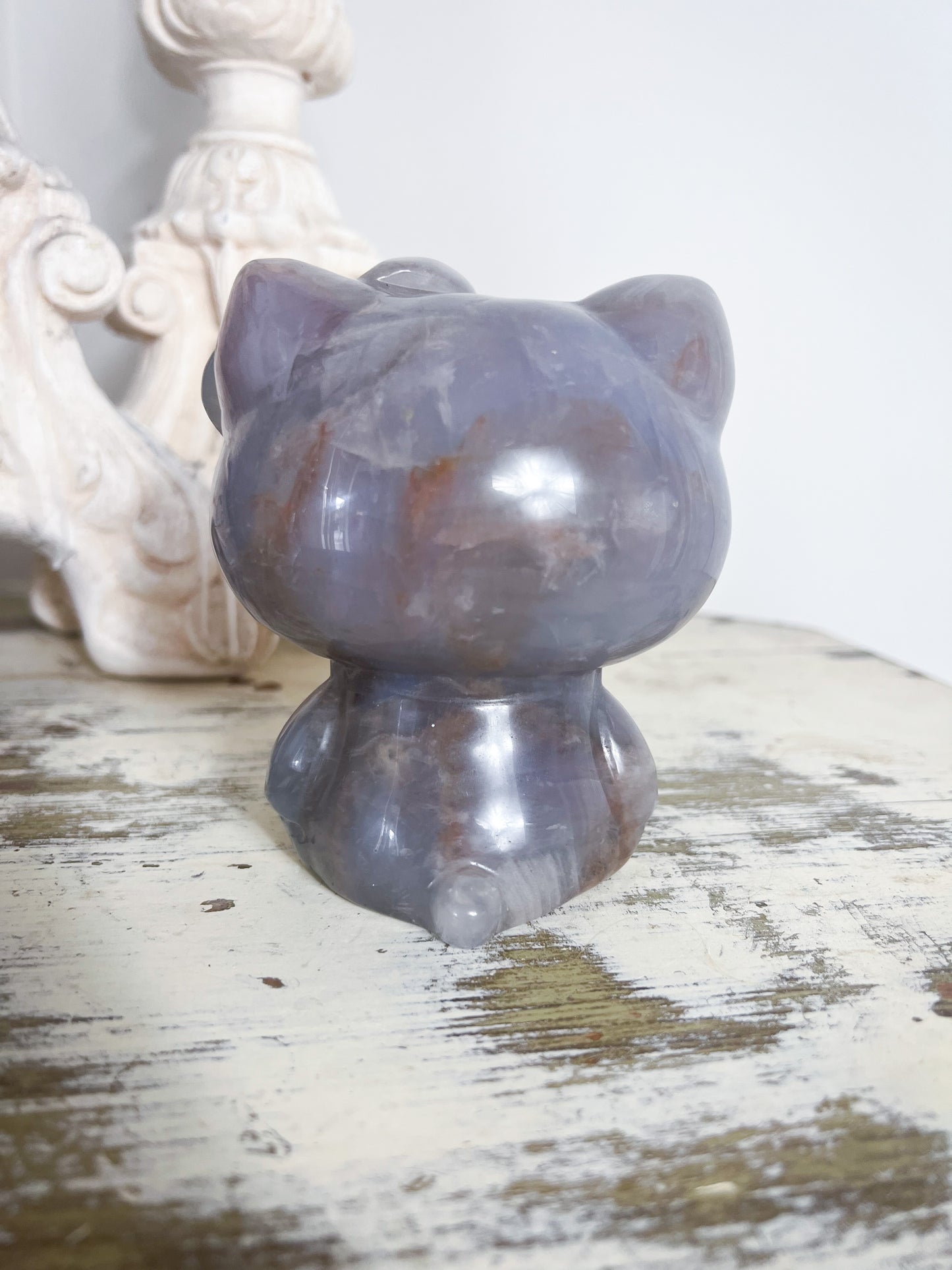 Blue Rose Quartz Hello Kitty