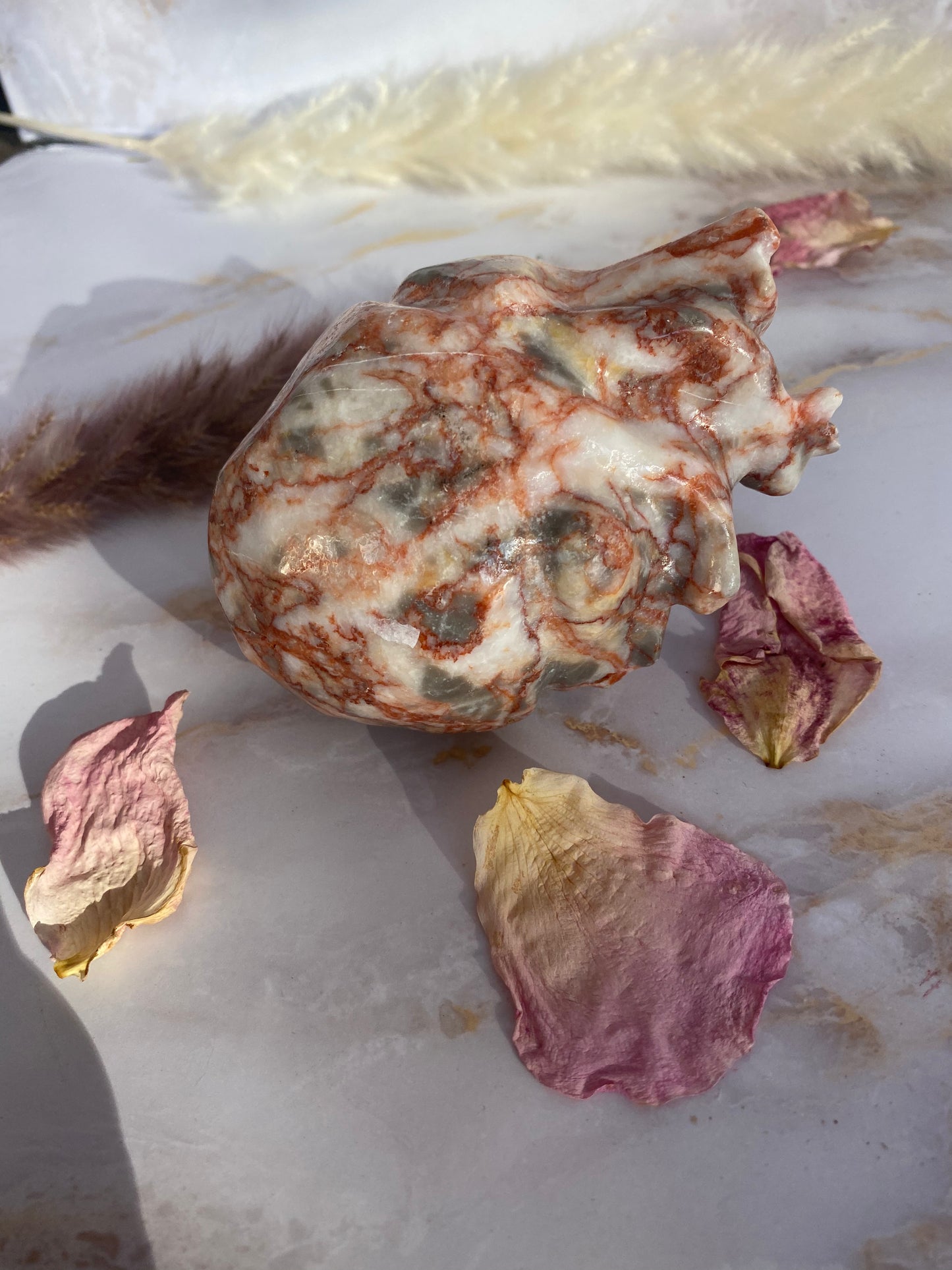 Grey Porkstone Heart