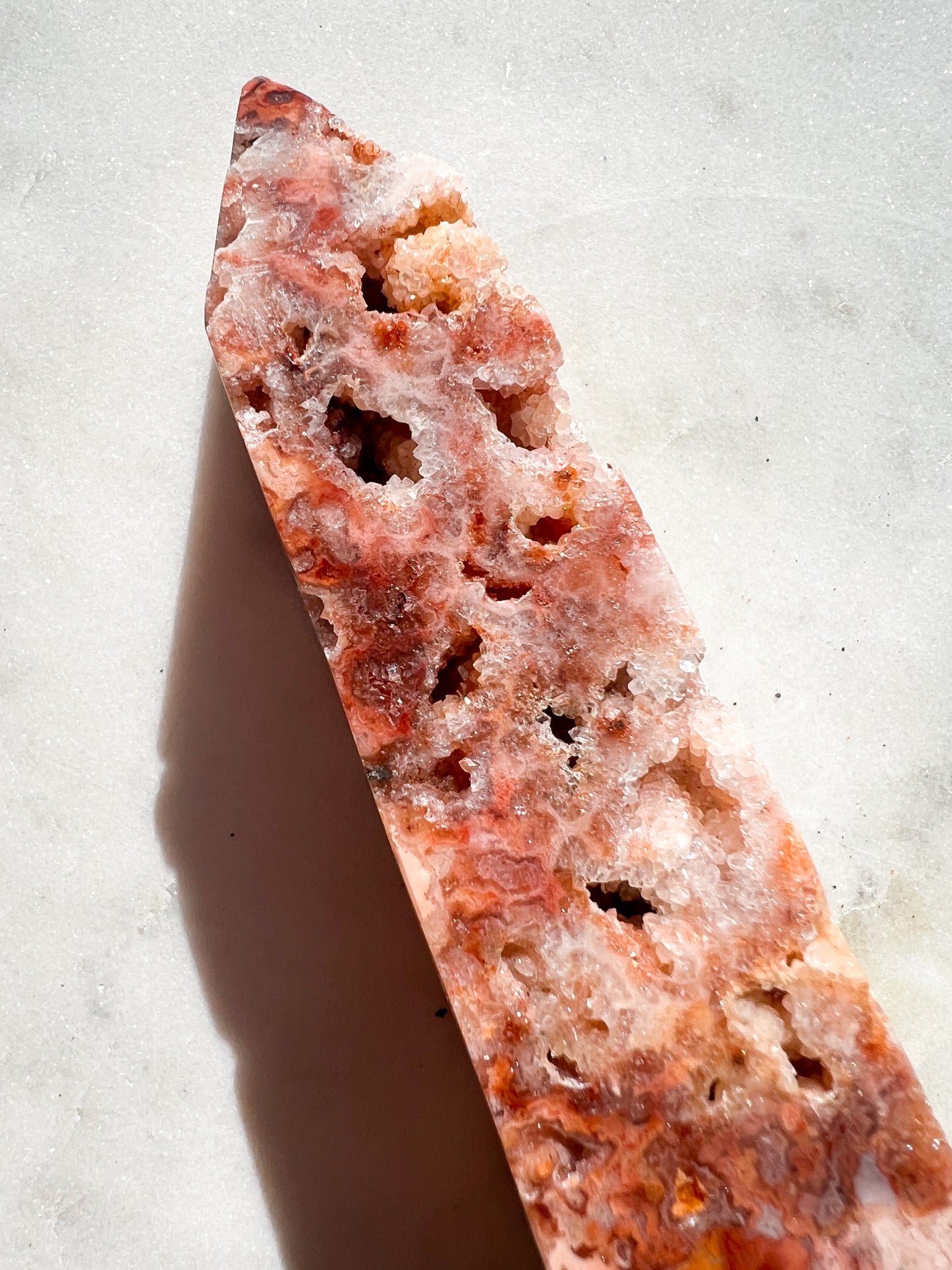 Mexican Crazy Lace Agate Tower C