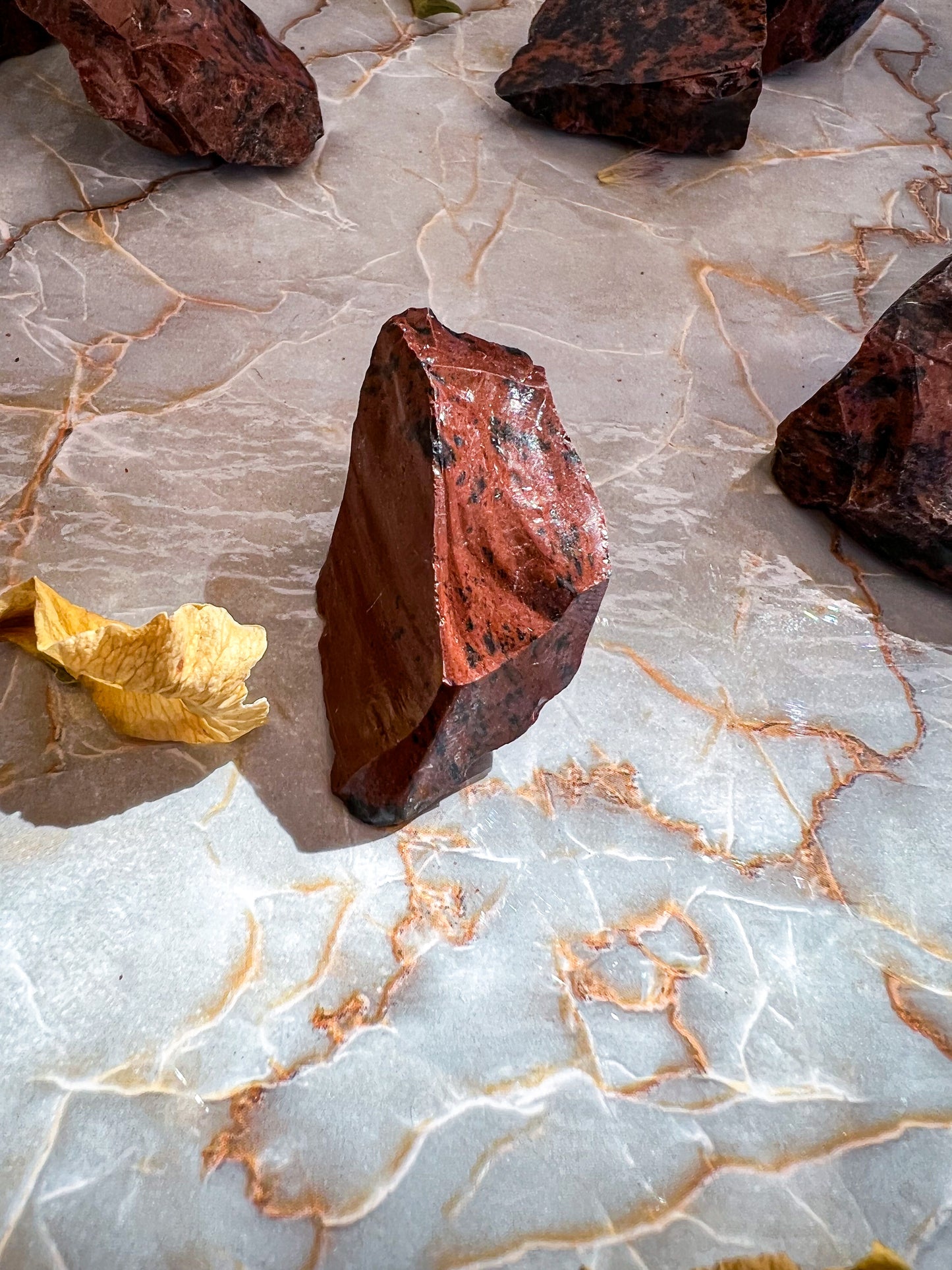 Raw Mahogany Obsidian