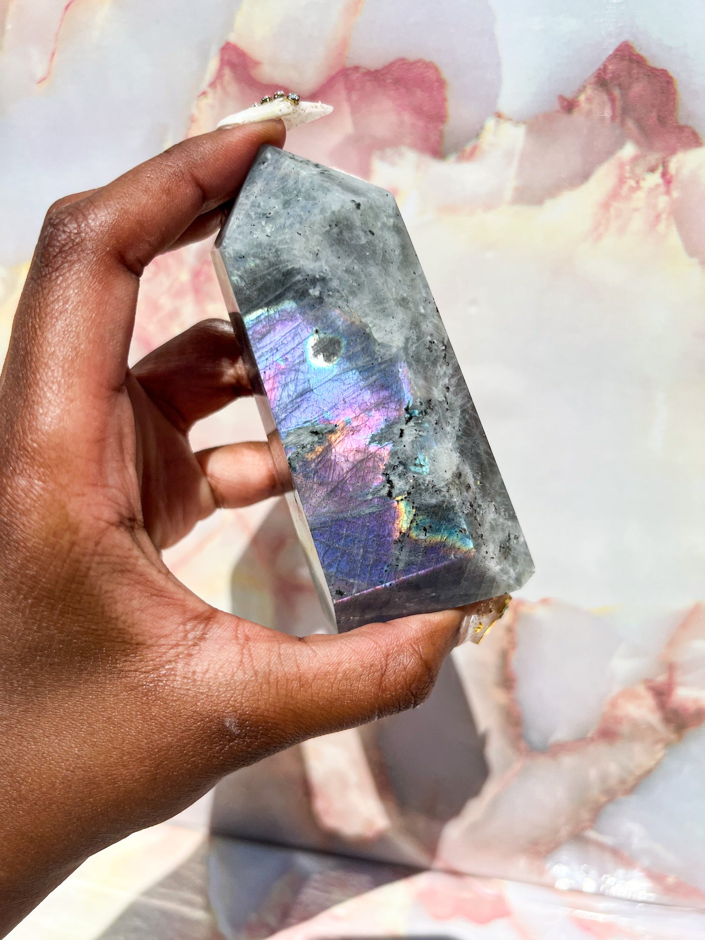 Purple Flash Labradorite