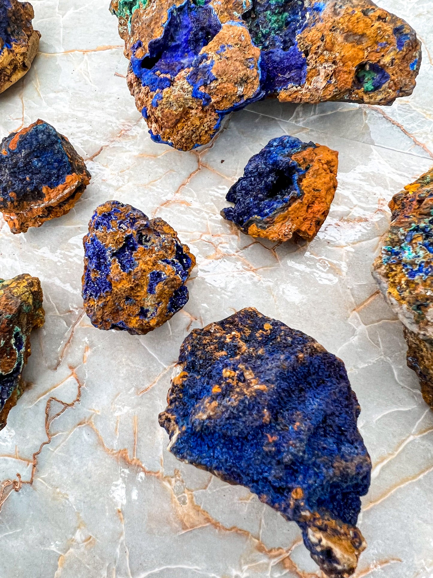 Raw Azurite