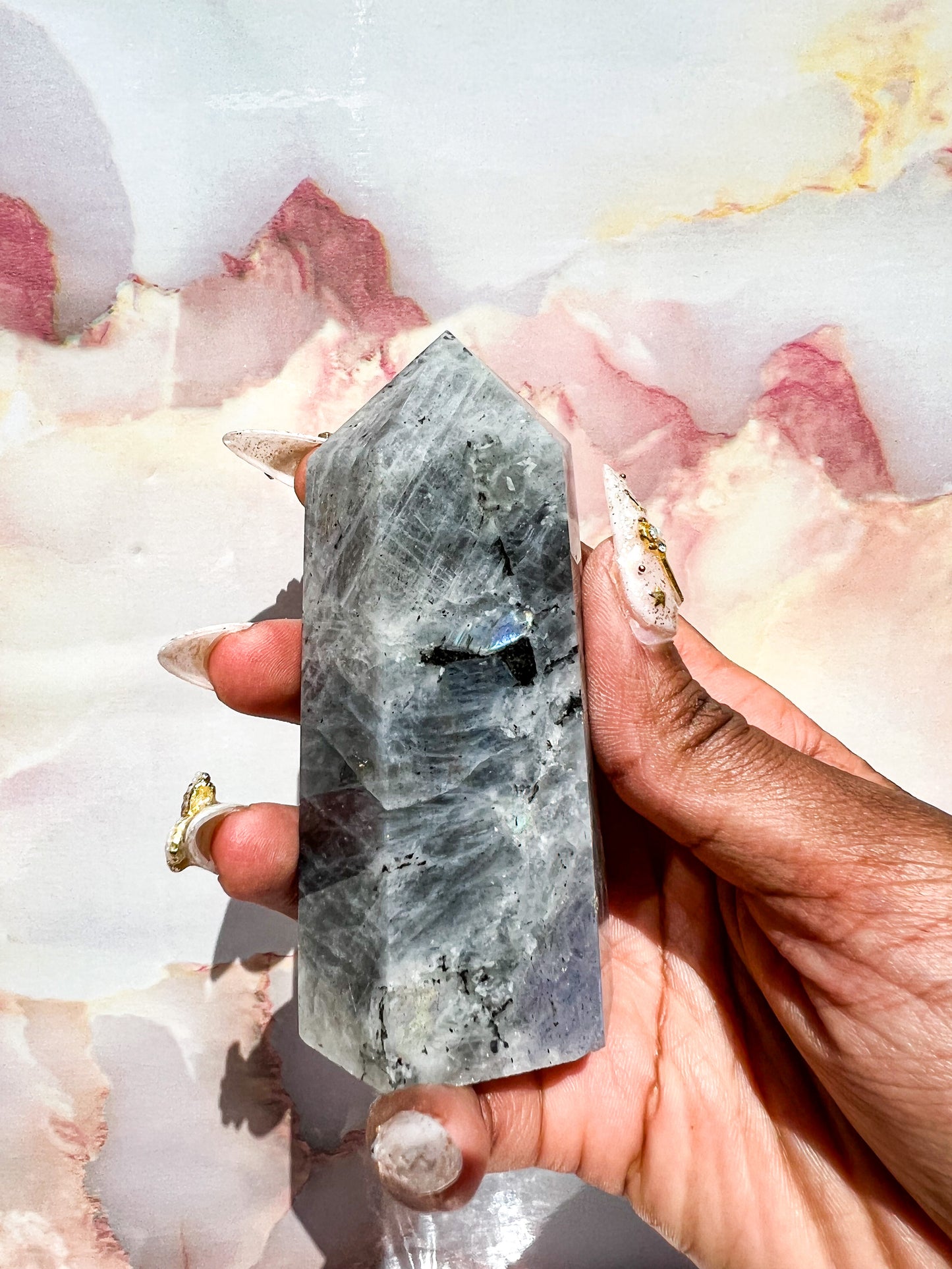 Purple Flash Labradorite