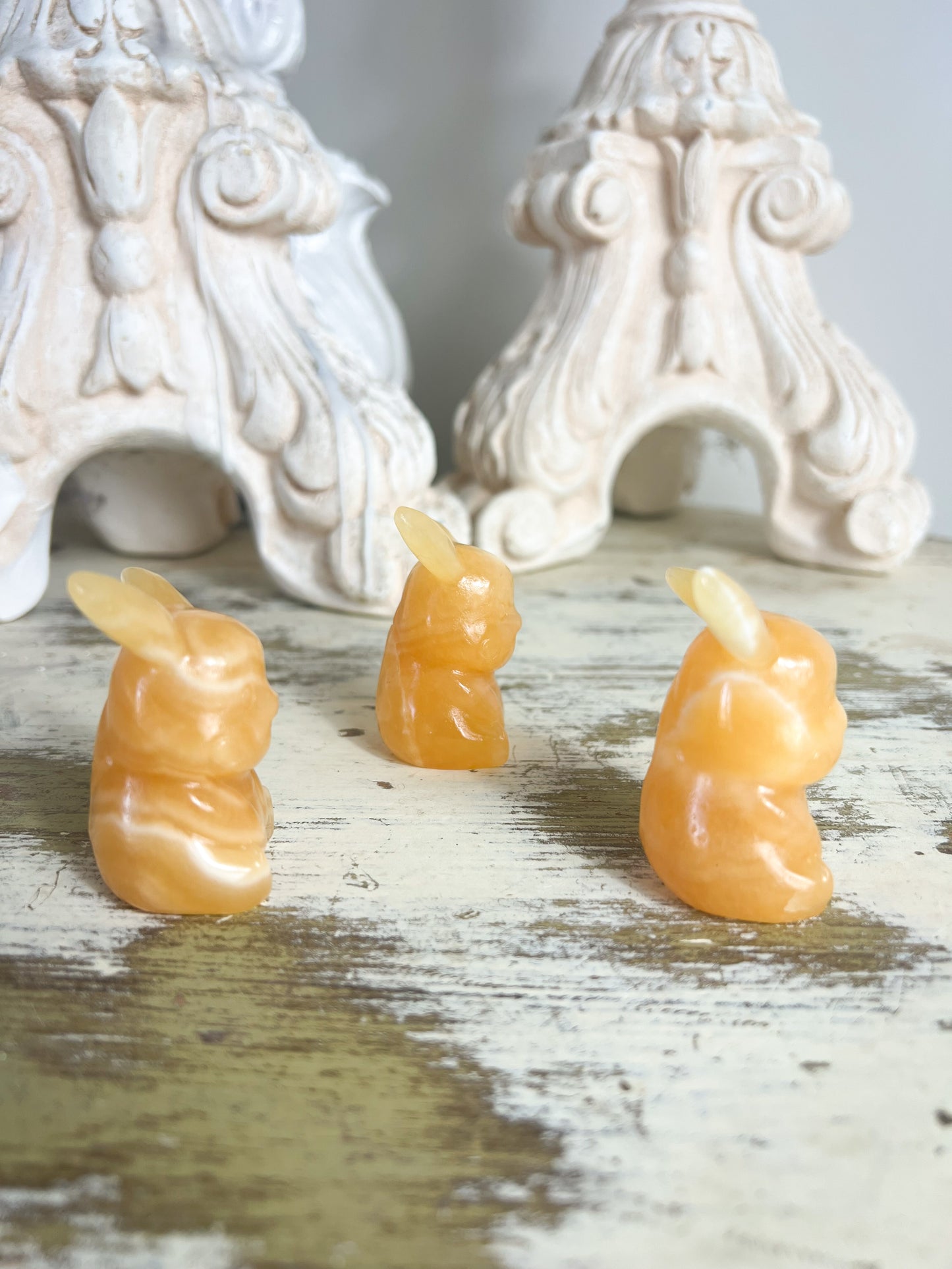 Mini Orange Calcite Pikachu