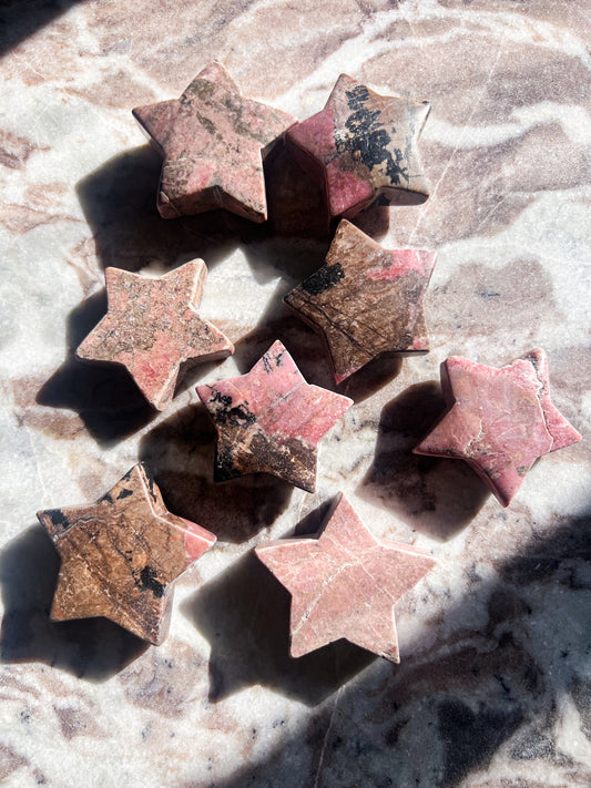 Rhodonite Stars