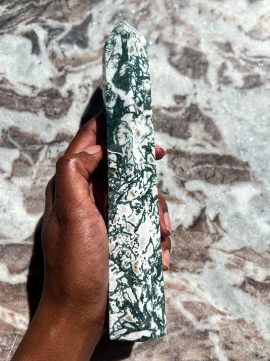 Moss Agate Tower #1