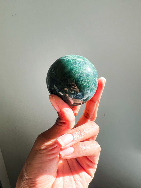 Moss Agate Sphere