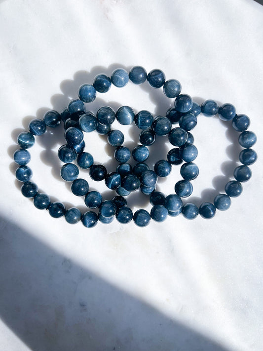 Blue Tigers Eye Bracelets