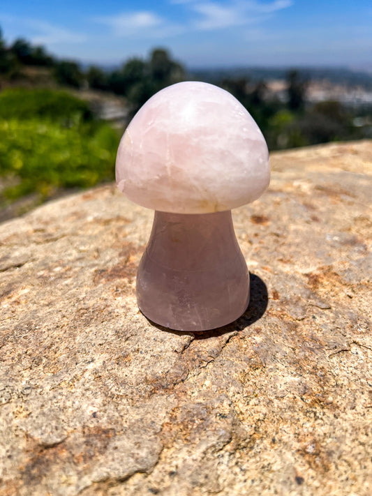 Rose Quartz Mushroom