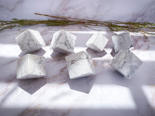 Howlite Cubes