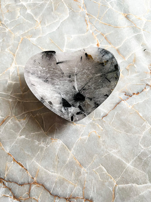 Tourmalinated Quartz Bowl #2