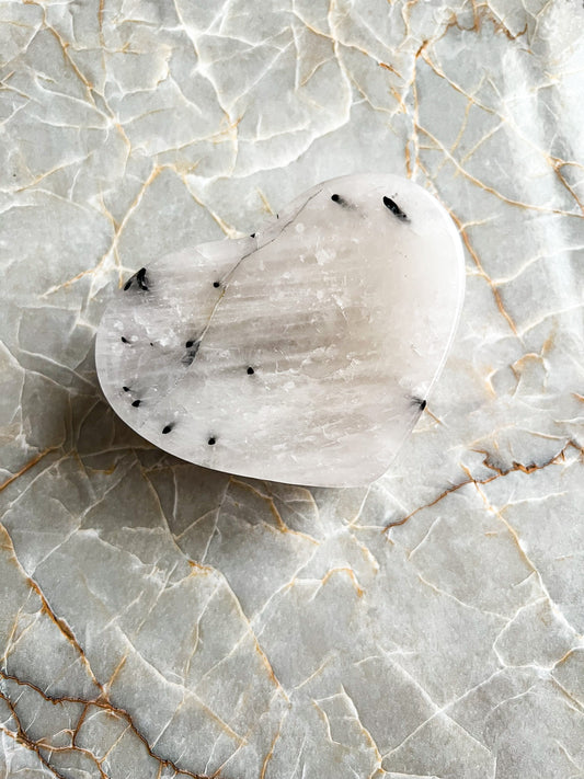 Tourmalinated Quartz Bowl #1