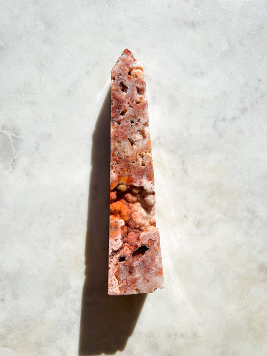 Mexican Crazy Lace Agate Tower C